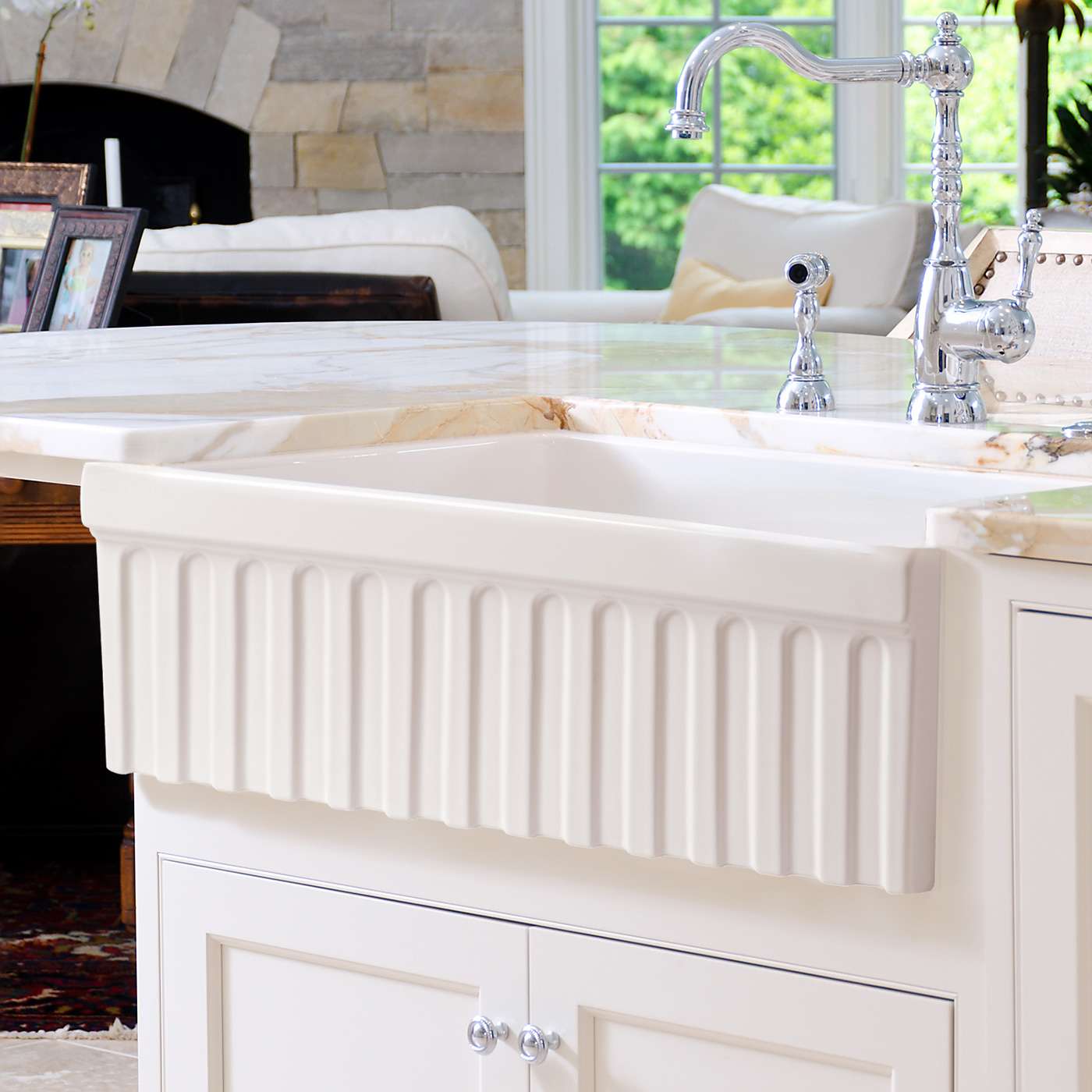 Whitehaus Collection WHQ330-BISCUIT Kitchen-Sinks - View #4