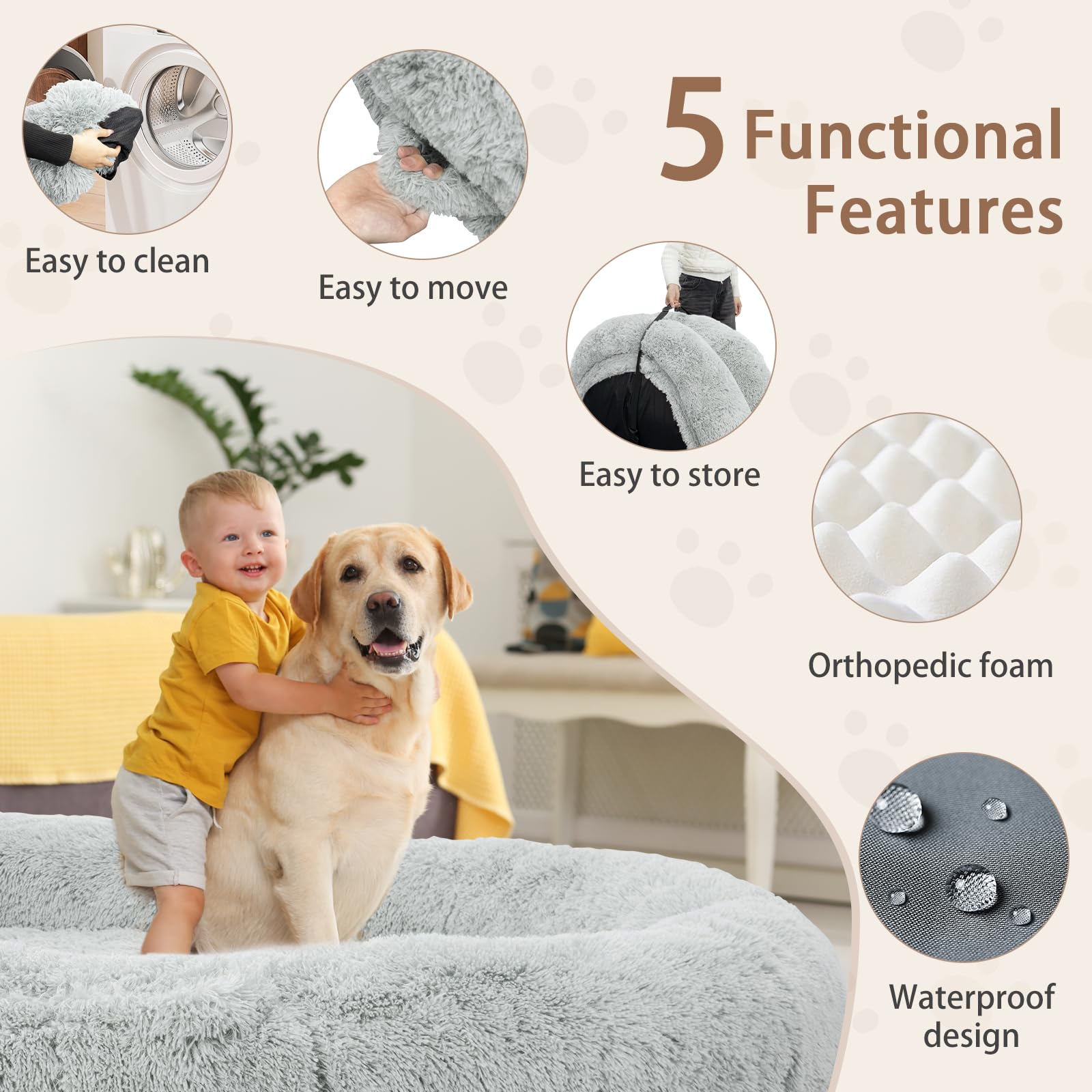 LOVMOR R-BIG BED-LG Pet-Beds - View #2