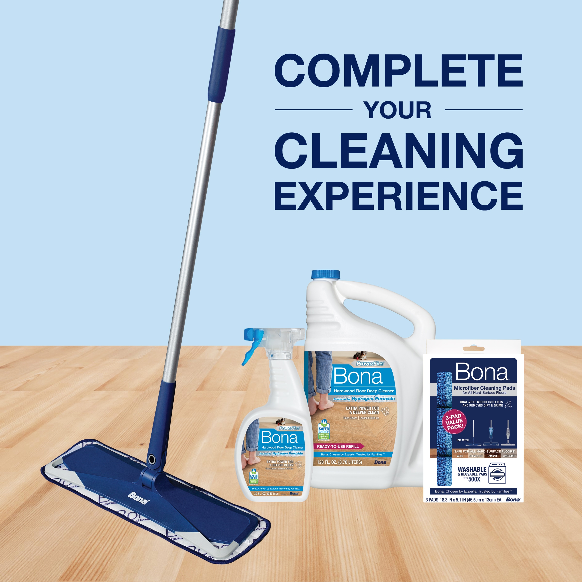 Bona PowerPlus Unscented Liquid Floor Cleaner 32-fl oz WM850051001