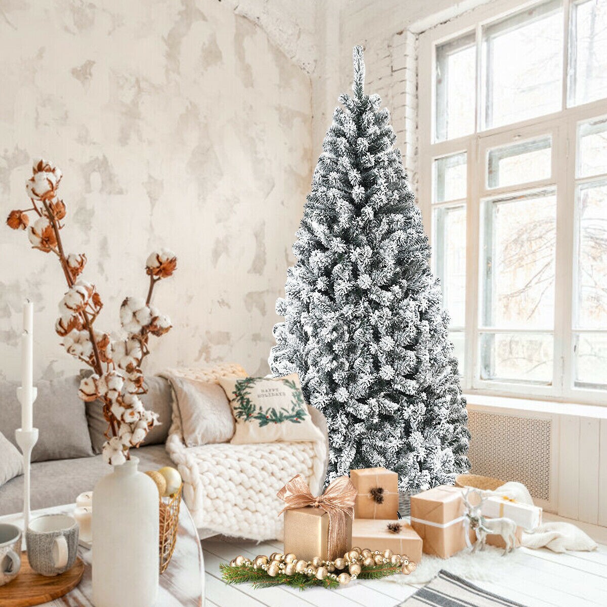 WELLFOR CM-HWY-22067 Artificial-Christmas-Trees - View #6