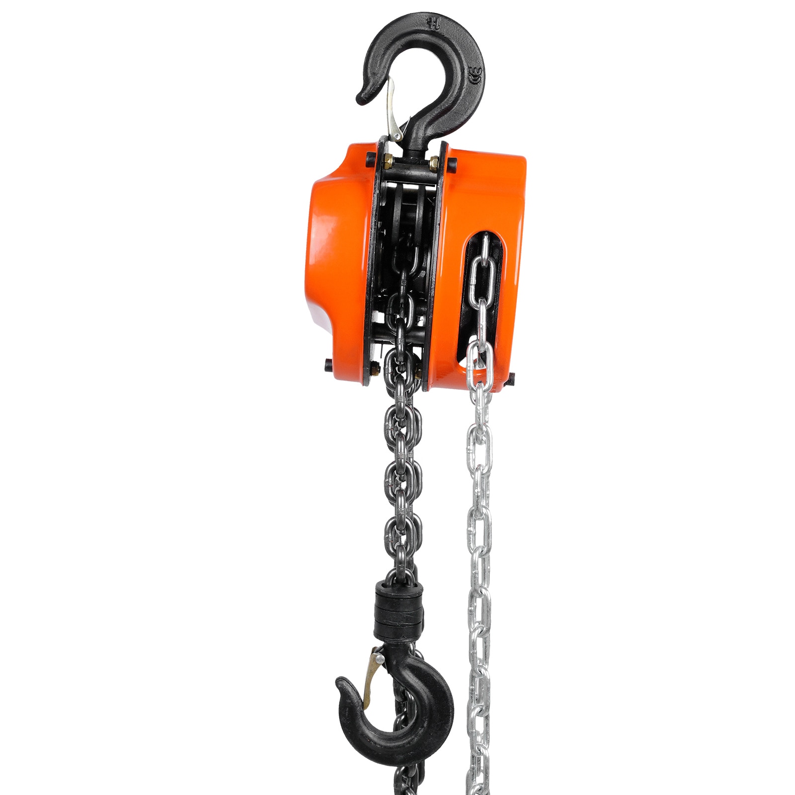 SVOPES Hand Chain Hoist 1 Ton (2200 lbs) Capacity 20 ft Lift G80 Galvanized Steel Double-Pawl Brake Auto Chain Leading 360° Rotating Hook #SVOPESSJXSLHL04534V0