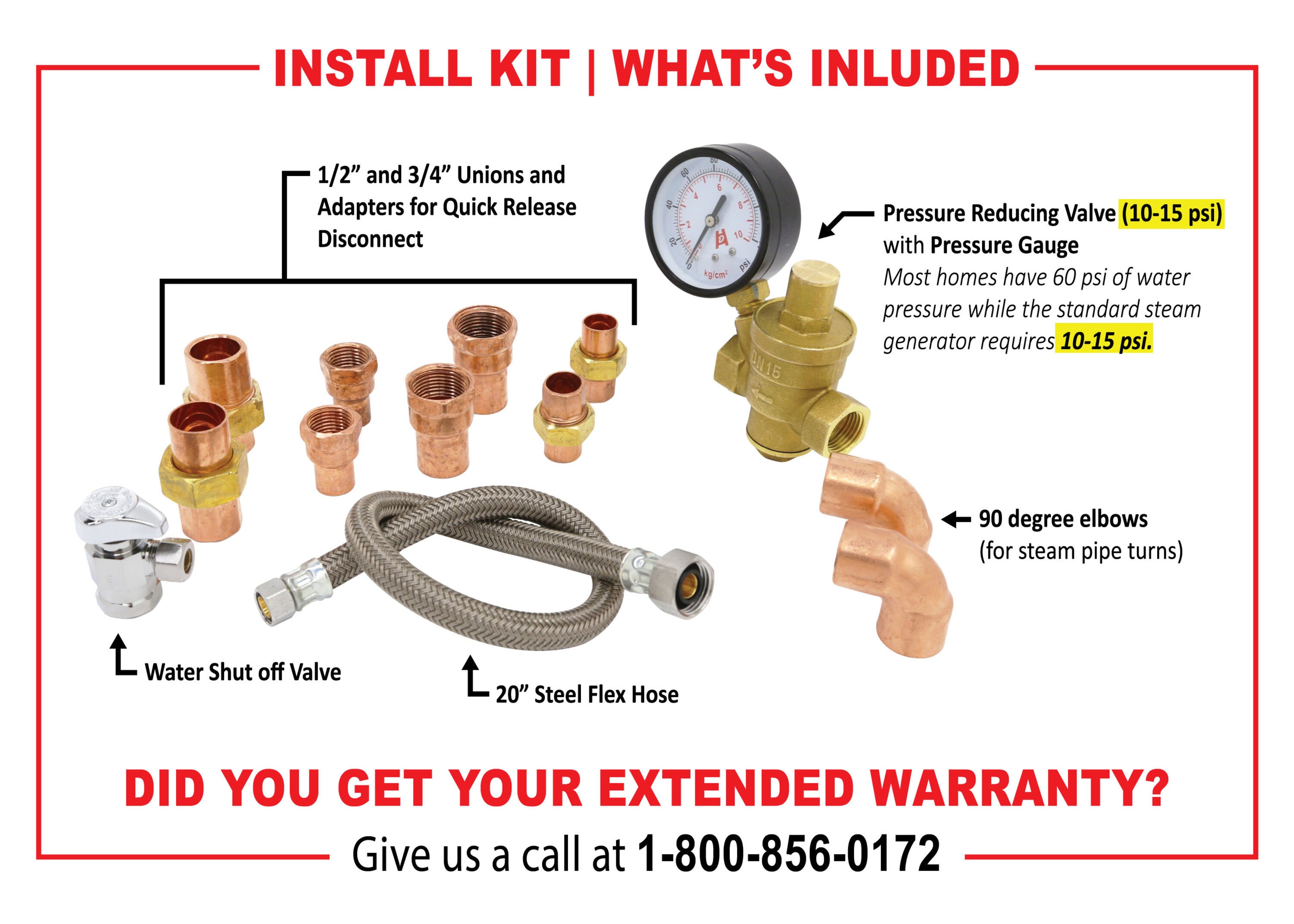 SteamSpa STMKIT Plumbing-Installation-Kits - View #2