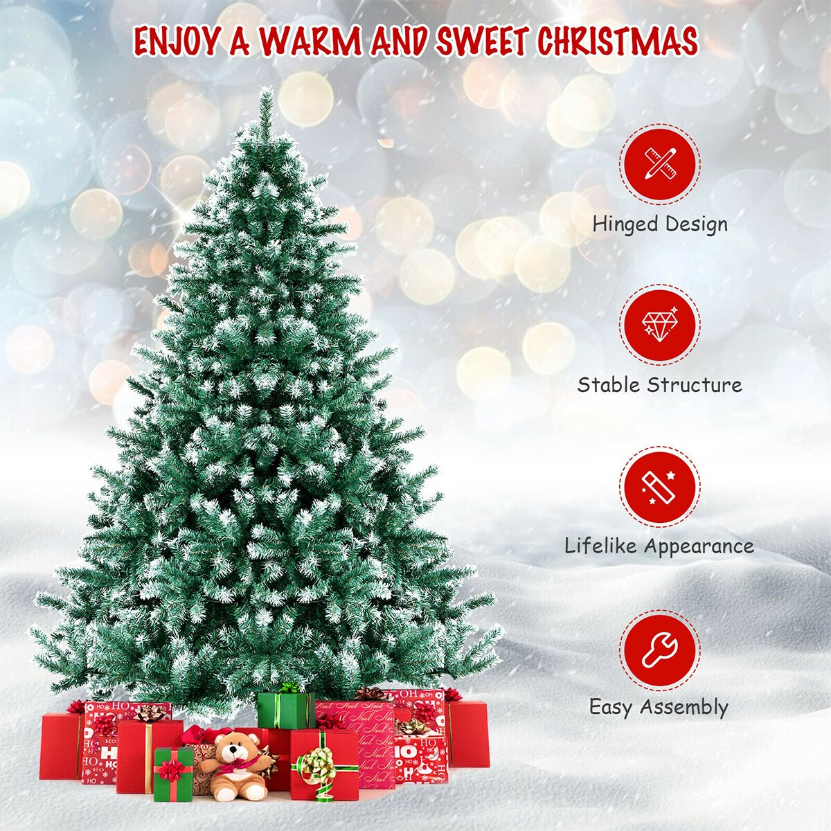 WELLFOR CM-HJY-23625 Artificial-Christmas-Trees - View #5