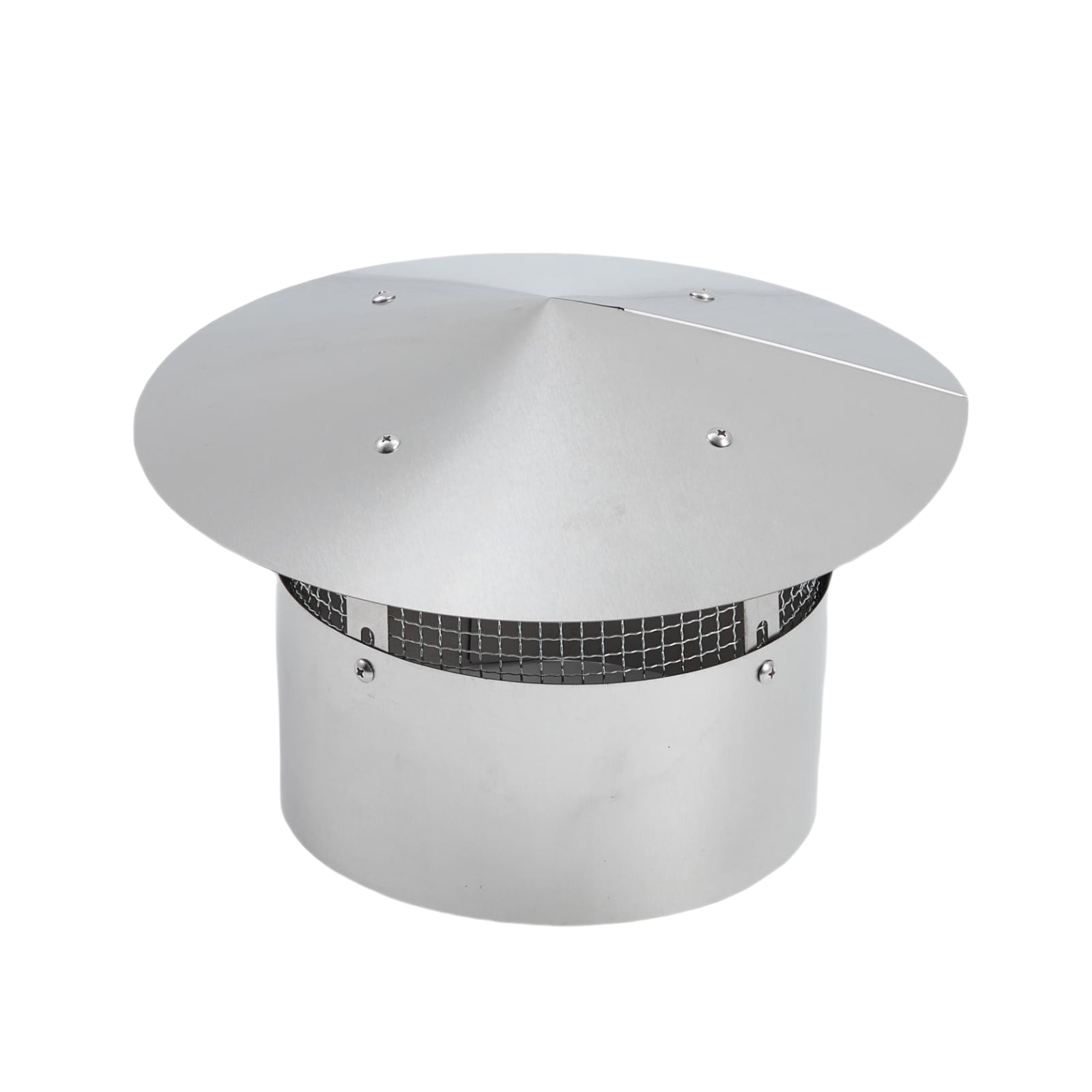 Garvee 7 to 8 Inch 304 Stainless Steel Round Chimney Cap with Adjustable Elastic Band