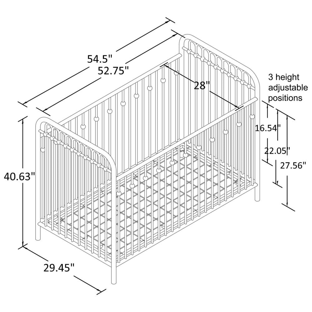 DHP Ivy Gold Crib at Lowes.com