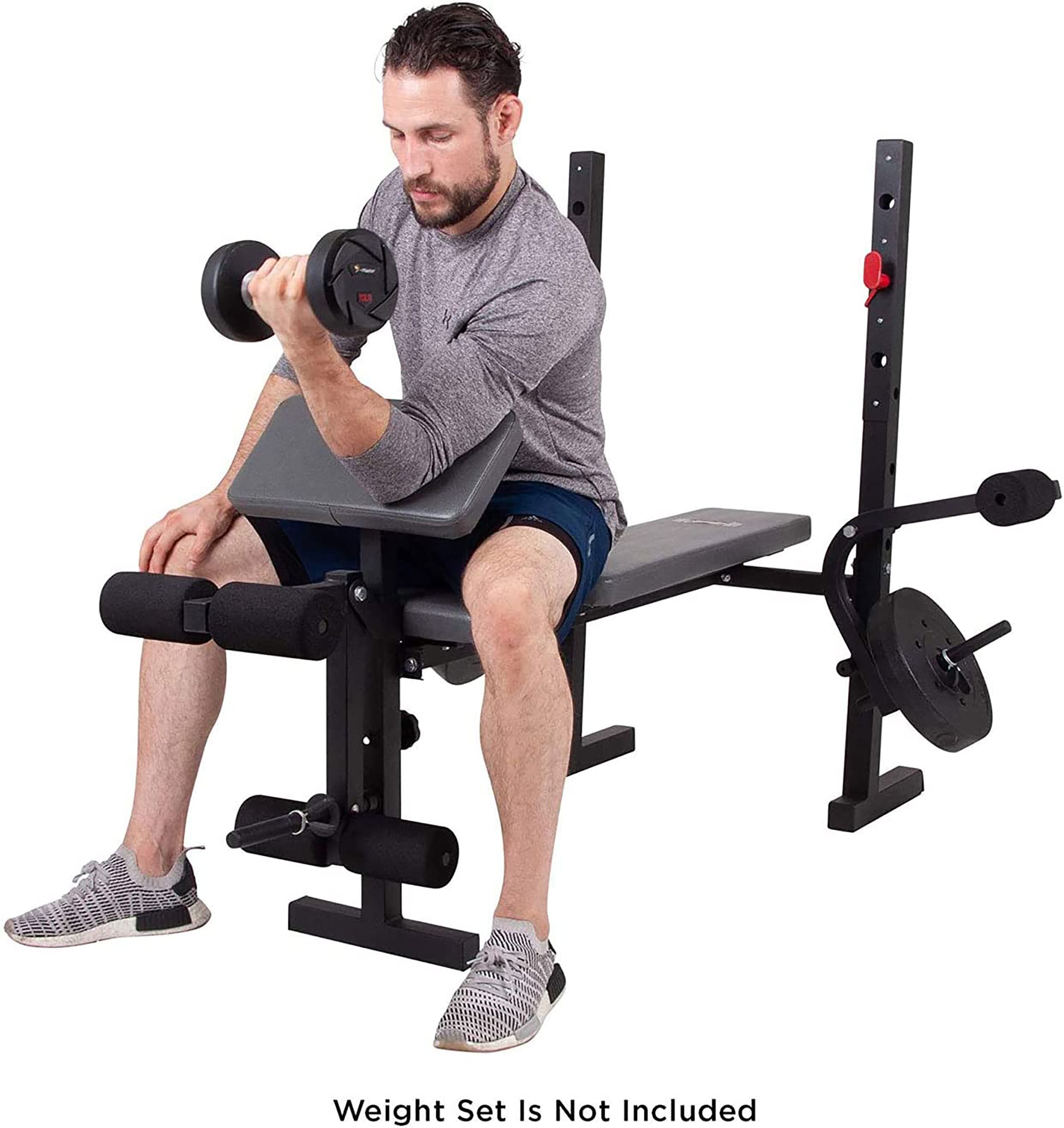 Body Flex Sports Weight Bench Adjustable Standard Freestanding