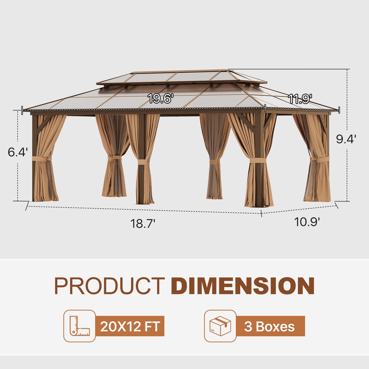 Sunmthink GBSM36R09 Wood-Resin-Gazebos - View #6