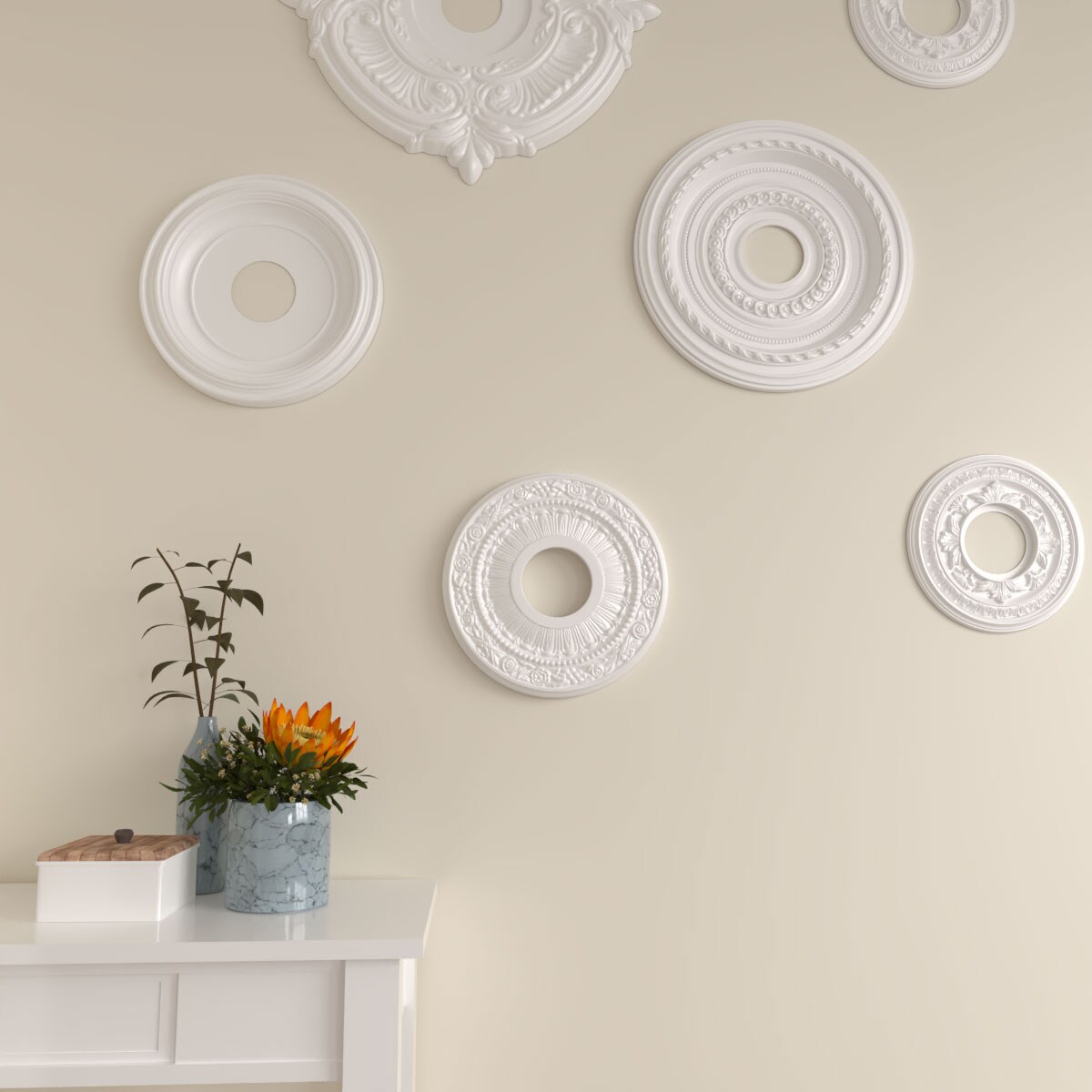 Ekena Millwork CM12NARGS Ceiling-Medallions - View #6