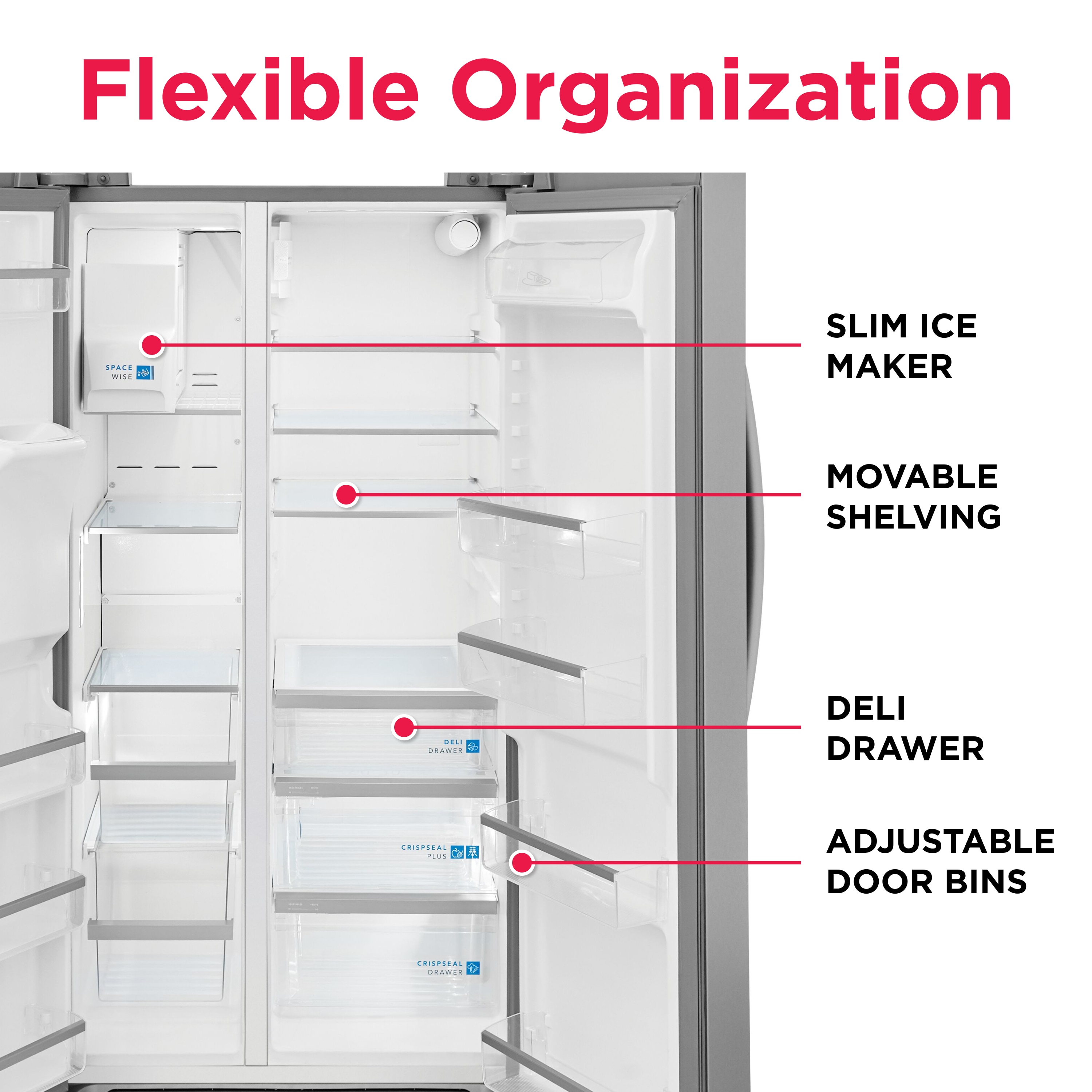 Frigidaire GRSS2652AF Side-By-Side - View #5