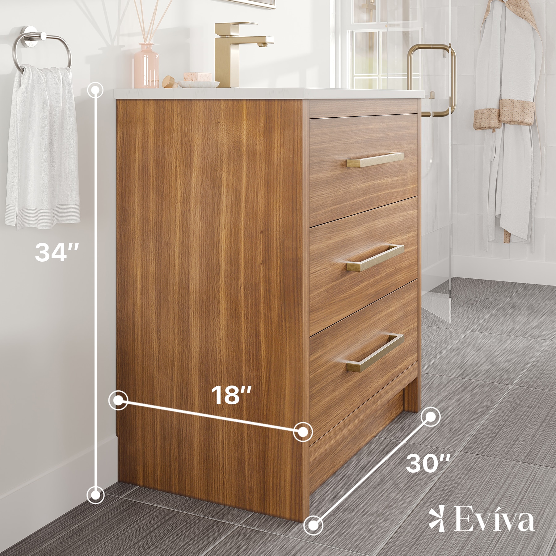 Eviva EVVN812-30X18WN Bath-Vanity-Combo - View #2