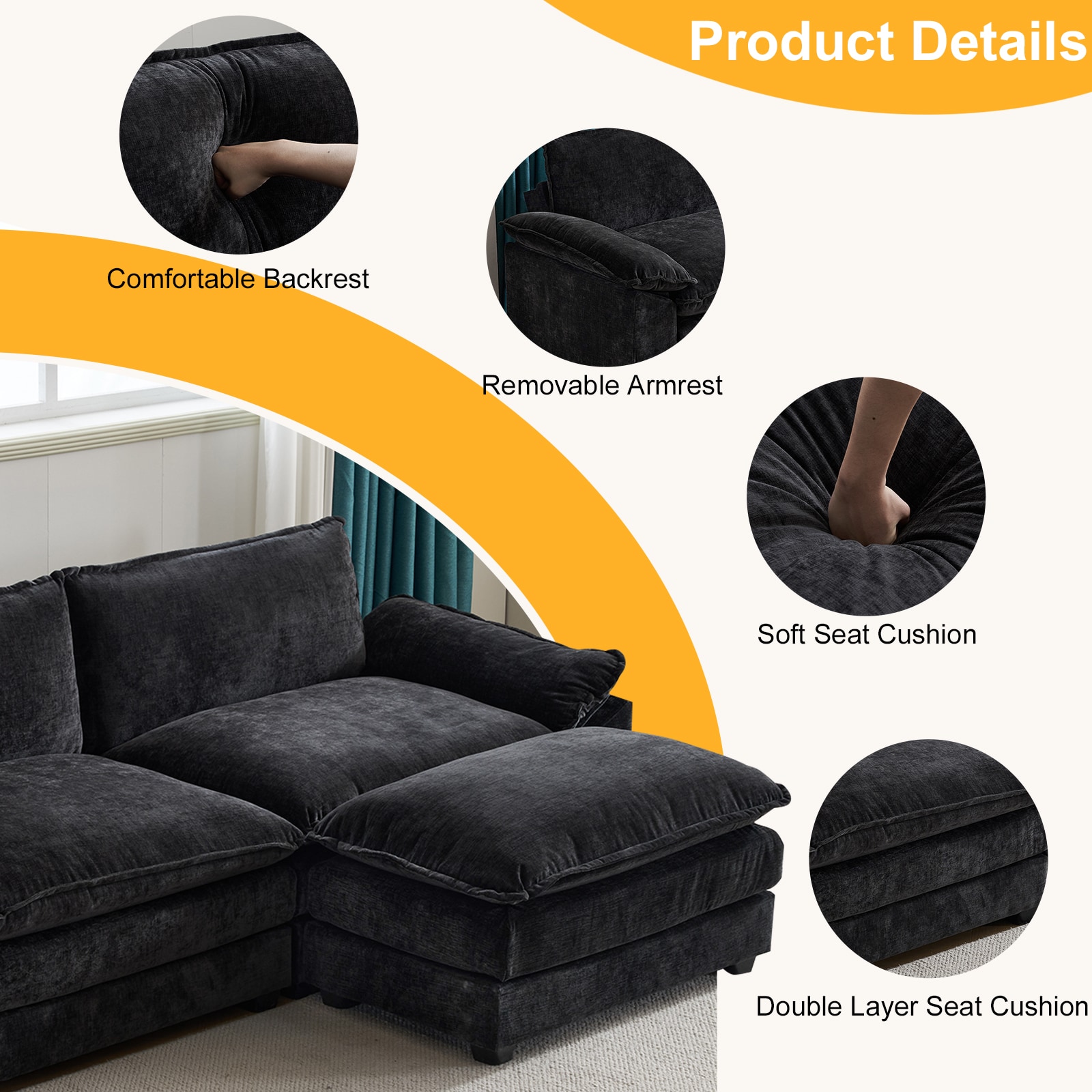 Outopee L1G52002563-65 Sofas-Loveseats - View #2