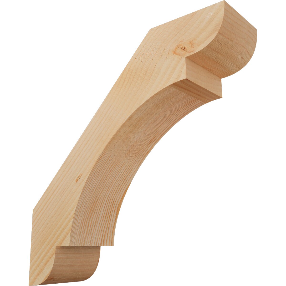 Ekena Millwork BRC06X20X20OLY00SDF 5-1/2-in x 20-in x 20-in Douglas Fir Wood Olympic Smooth Knee Brace