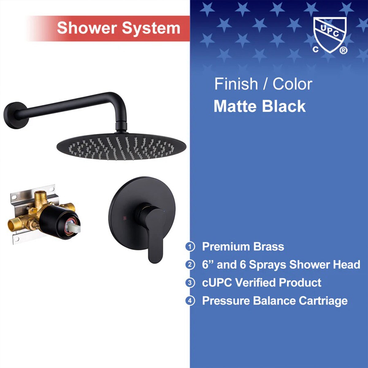 Rainlex RX96201H-10 Tub-Shower-Faucets - View #4
