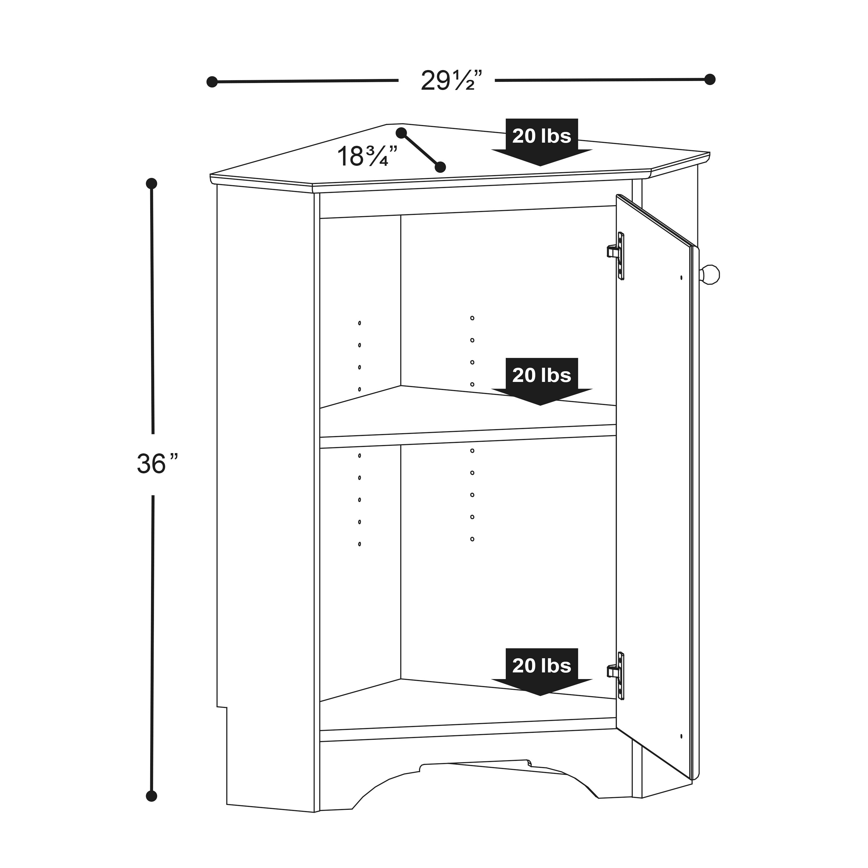 Prepac WSCC-0603-1 Dining-Kitchen-Storarge - View #9