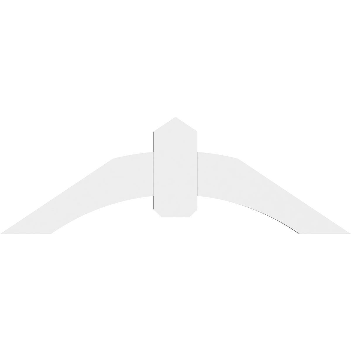 Ekena Millwork GBP048X16X0206ARC00 Exterior-Brackets-Braces - View #2