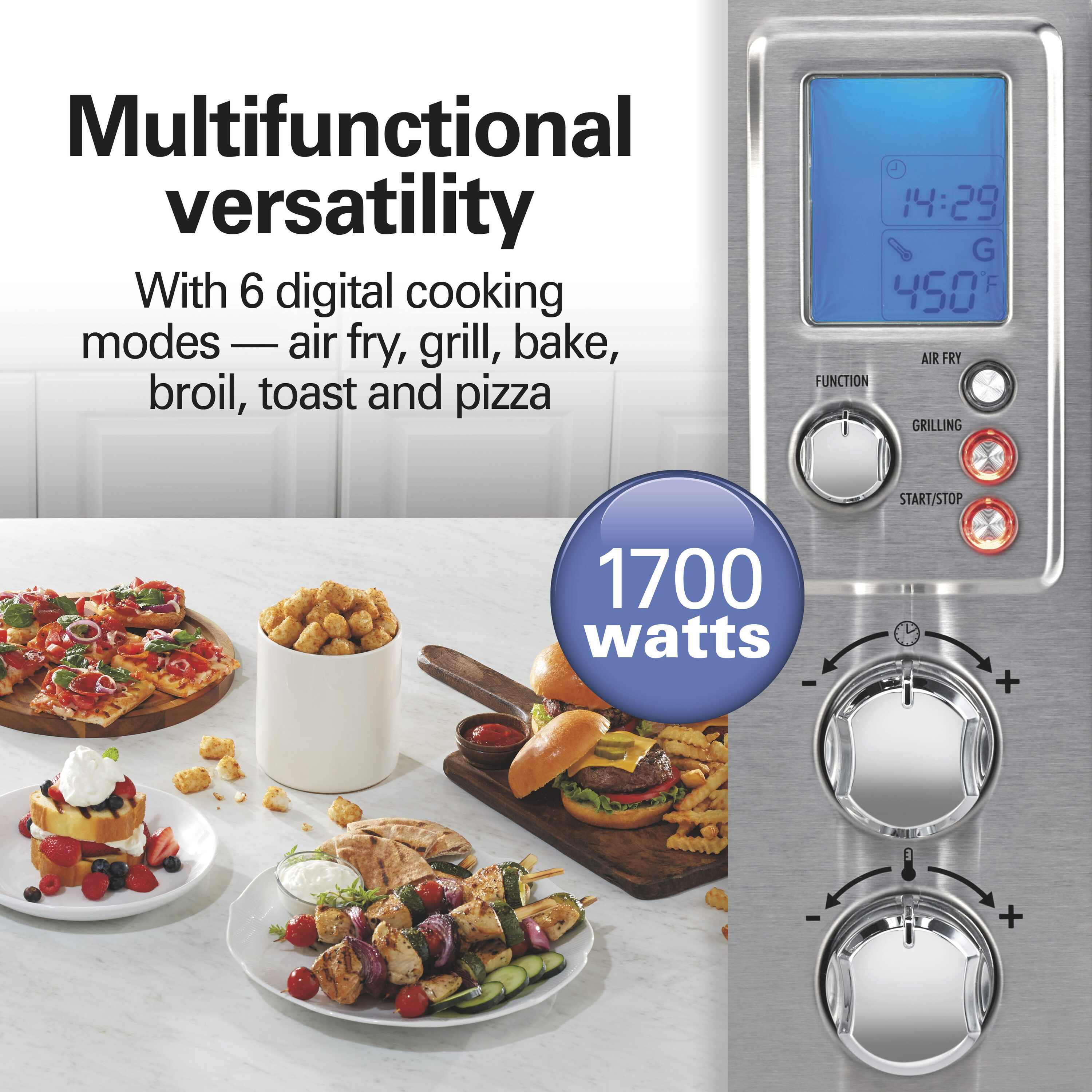 Hamilton Beach 4-Slice Stainless Steel Convection Toaster Oven (1700-Watt) 31395 simolary.com 13 Hamilton Beach 4-Slice Stainless Steel Convection Toaster Oven (1700-Watt) 31395 Simolary simolary.com 13