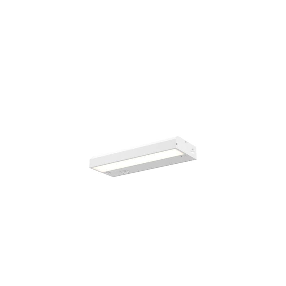 DALS Lighting HLF09-3K-WH 9-in Hardwired/Plug-in LED Under Cabinet Light Bar