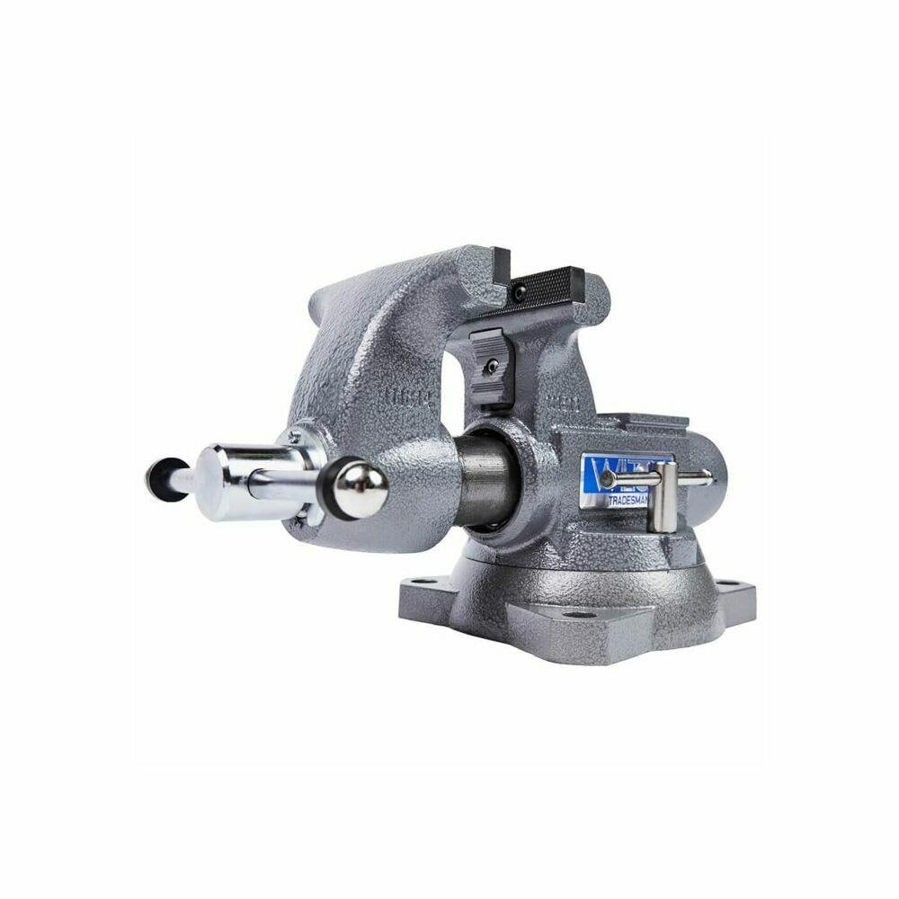 Wilton 1755 Tradesman 5-1/2 In. Round Channel Vise with Swivel Base