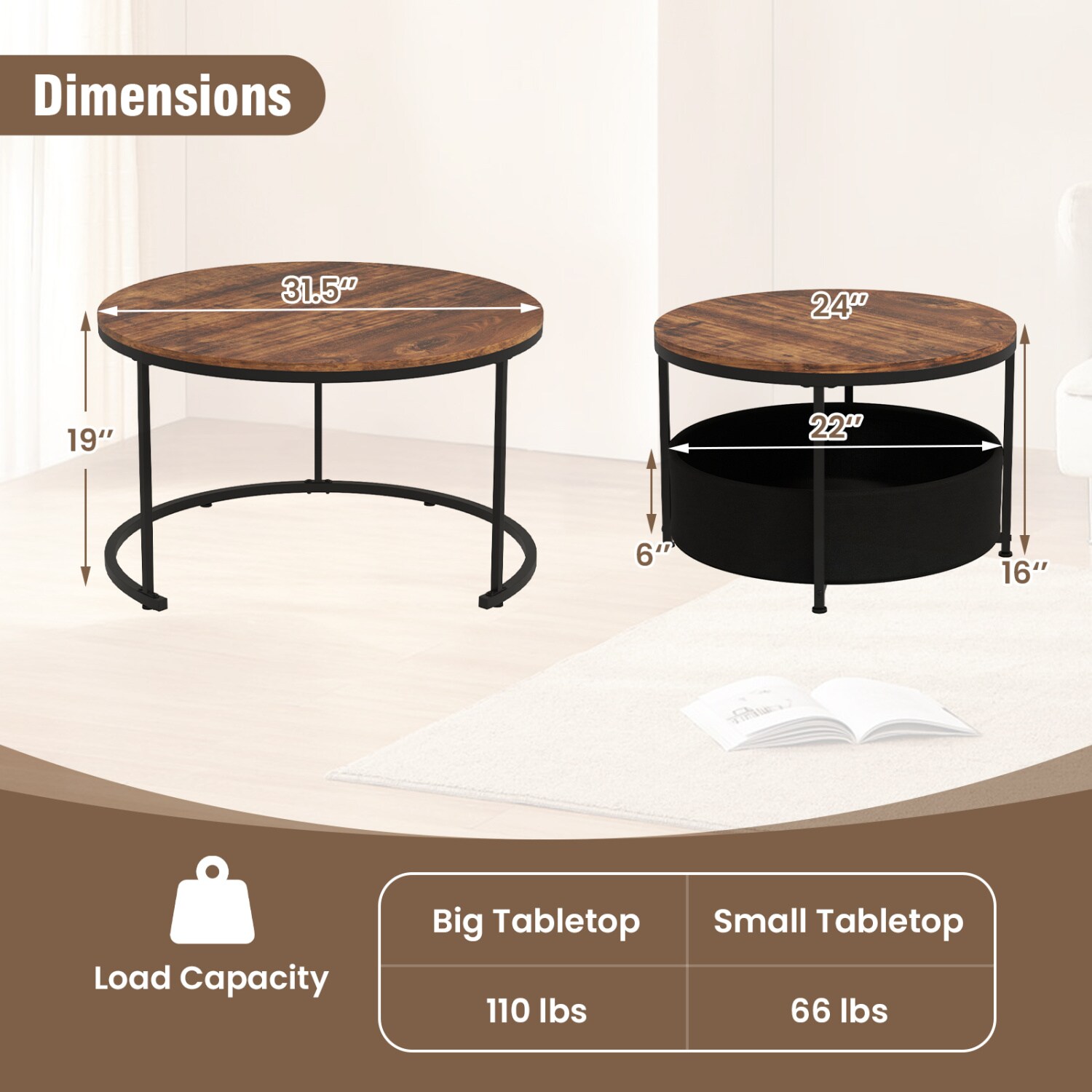 Slickblue D-CO-FC68911VJ Coffee-Tables - View #4