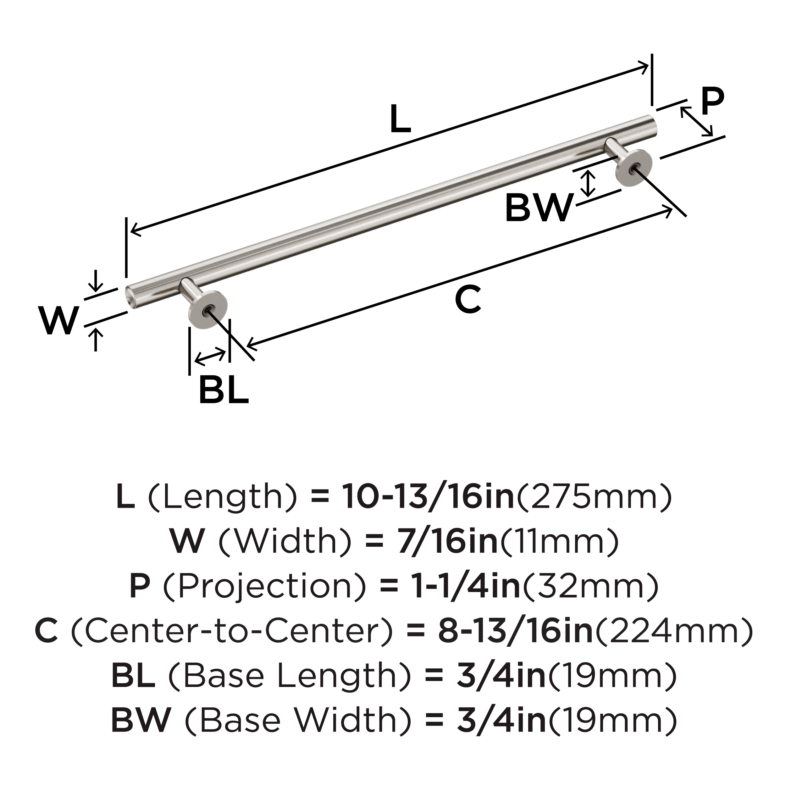 Amerock BP36870G10 Cabinet-Pulls - View #3