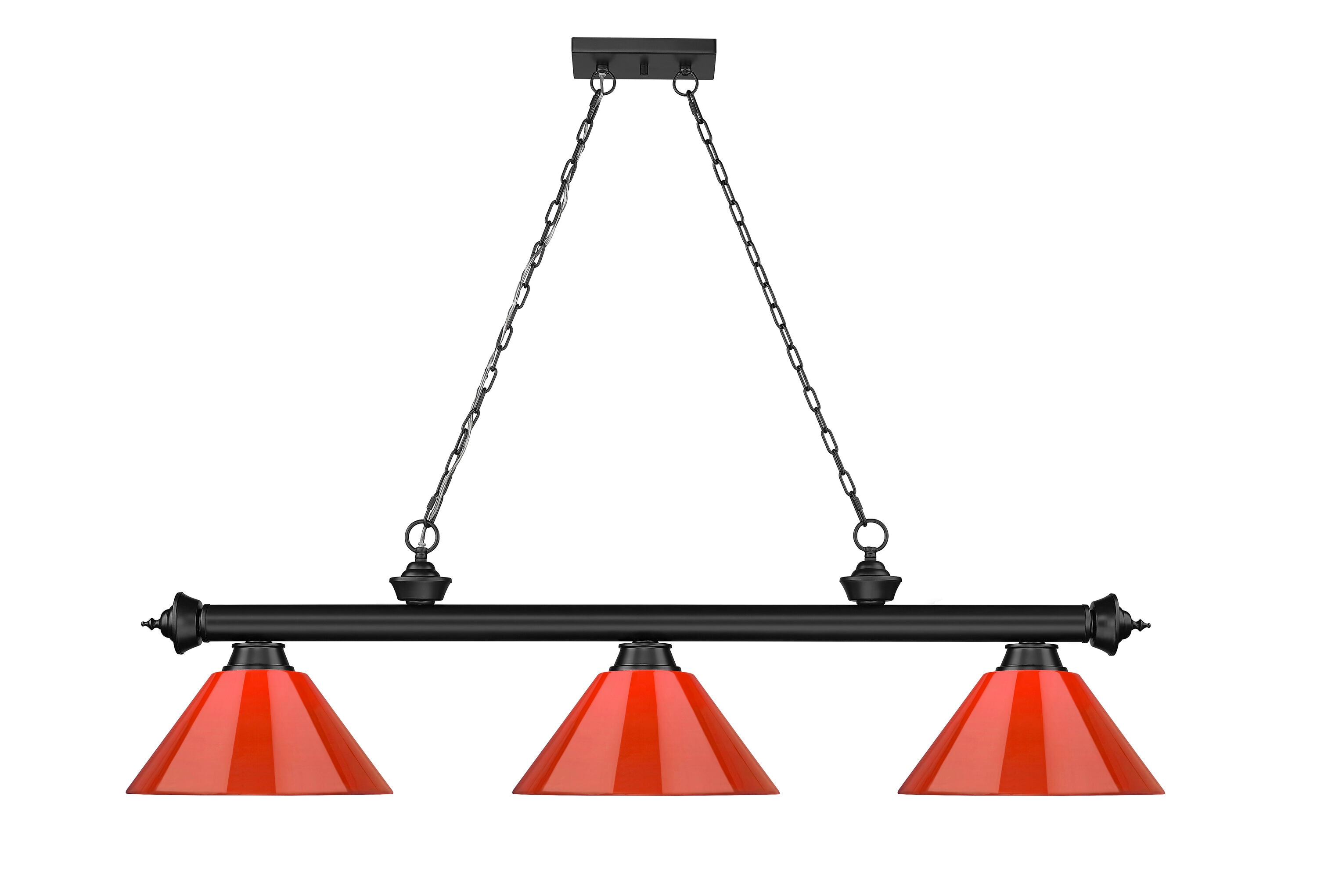Z-Lite 2306-3MB-PRD Pool-Table-Lighting - View #2