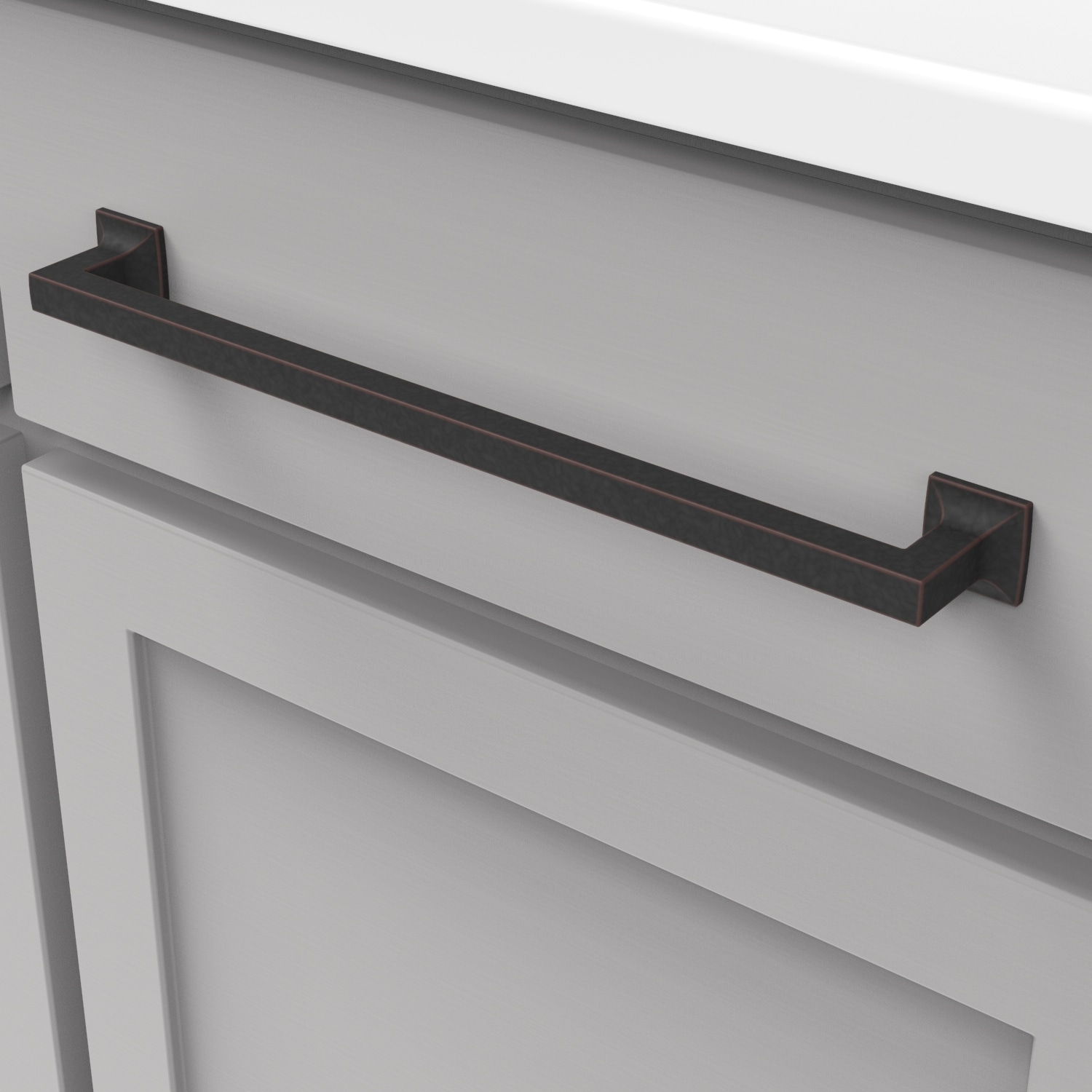 12" Oil Rubbed Bronze Modern Bar Handle