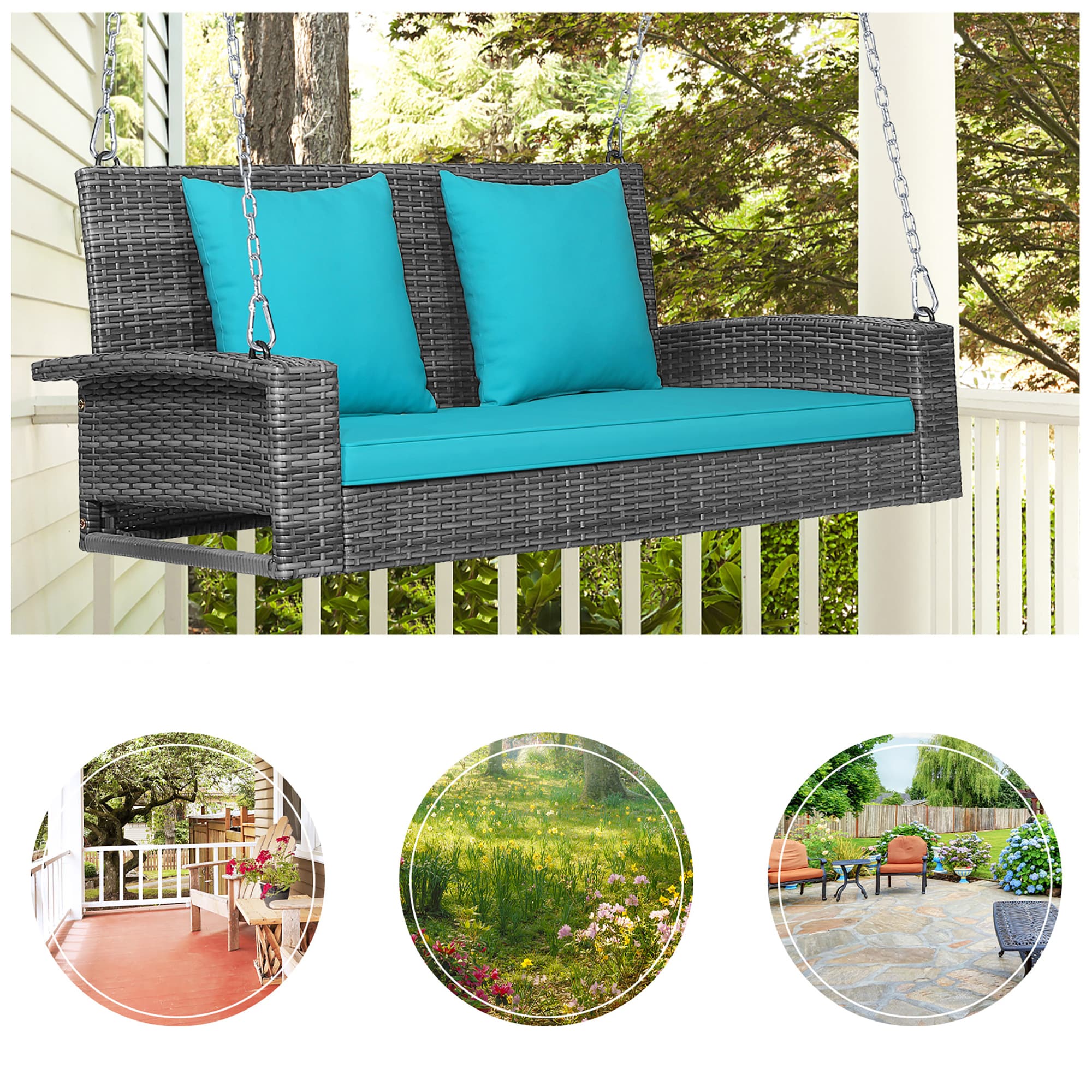 Costway HW69619TU Patio-Chairs - View #3