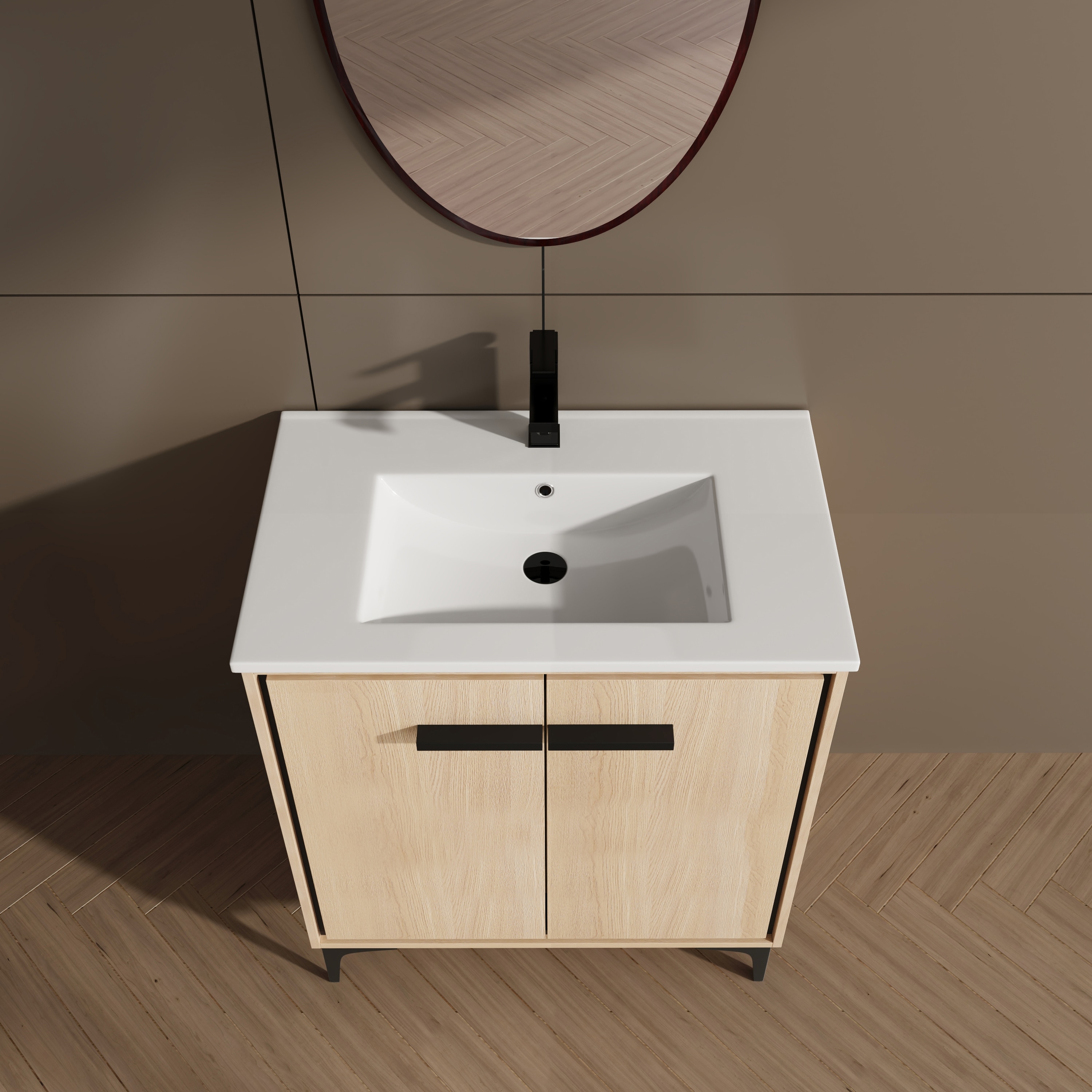 WELLFOR GLEM-S00024 Bath-Vanity-Combo - View #13