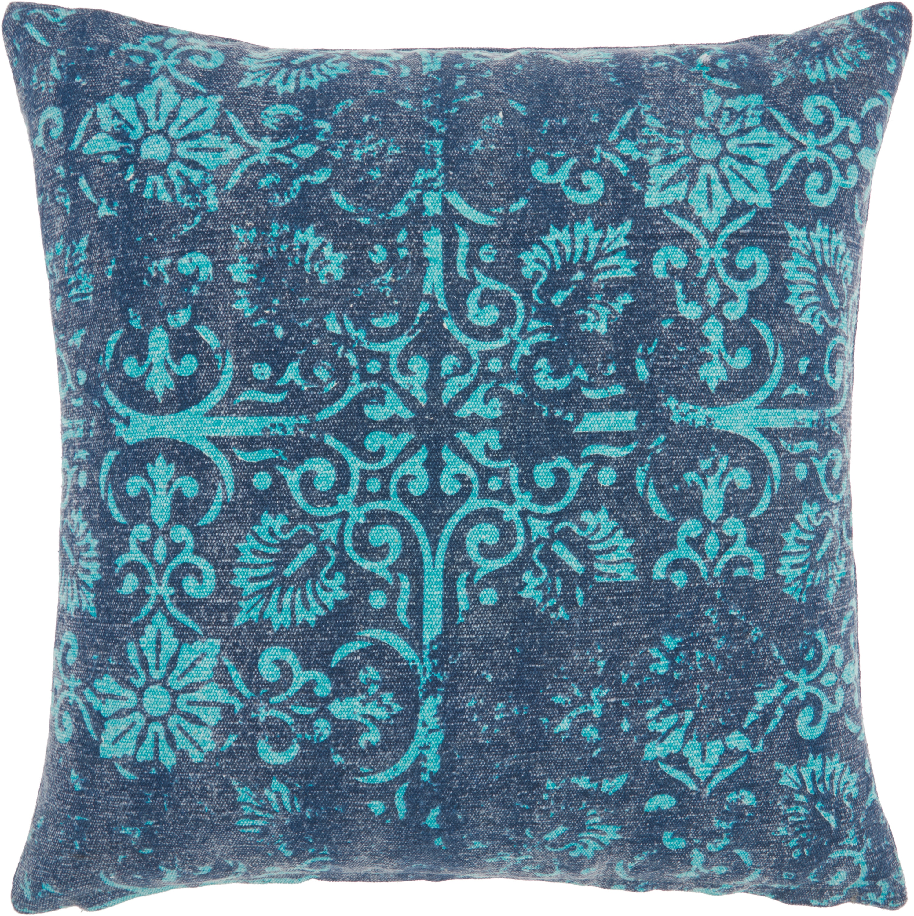 Mina Victory 798019030391 Lifestyles 16-in x 16-in Off-white Square Indoor Decorative Pillow