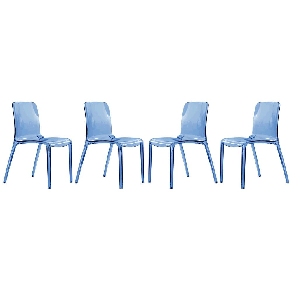 Leisuremod BG3143448 Murray Modern Dining Chair Set of 4