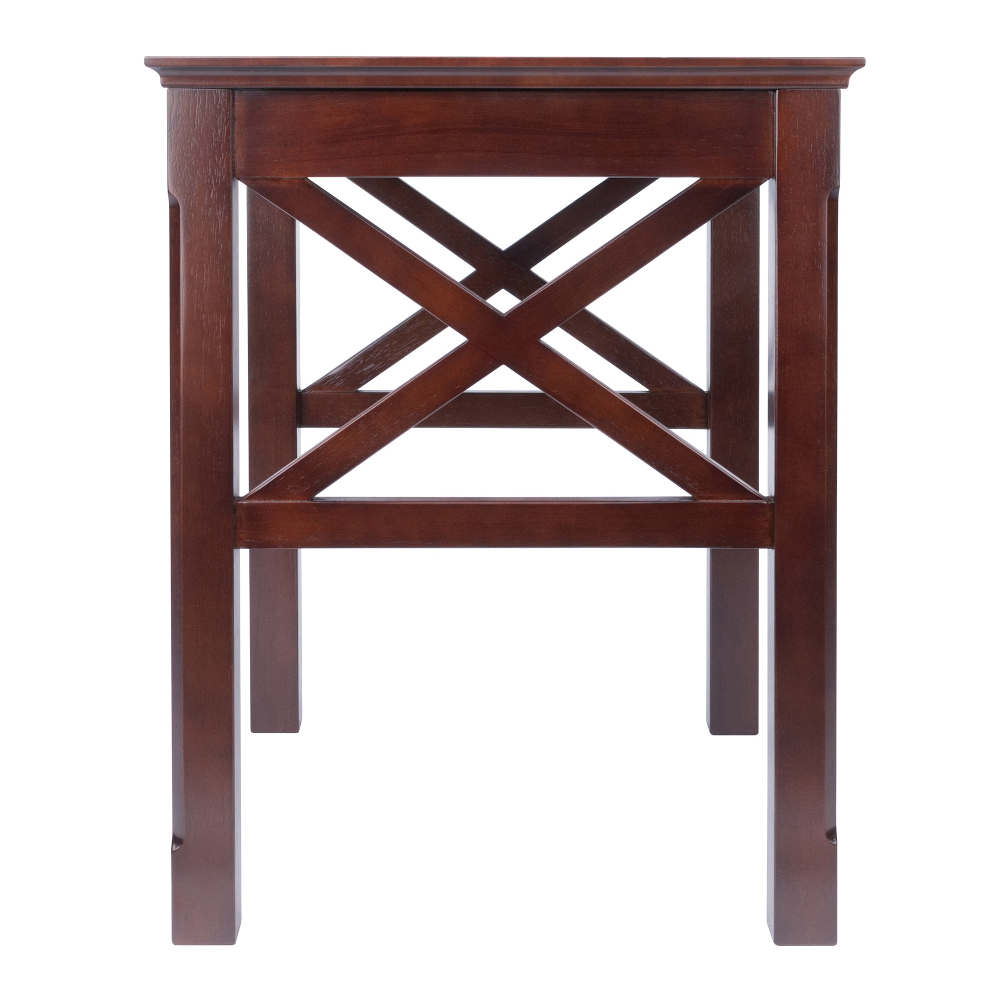 Cappuccino Wood 3-Piece Rectangular Nesting Tables