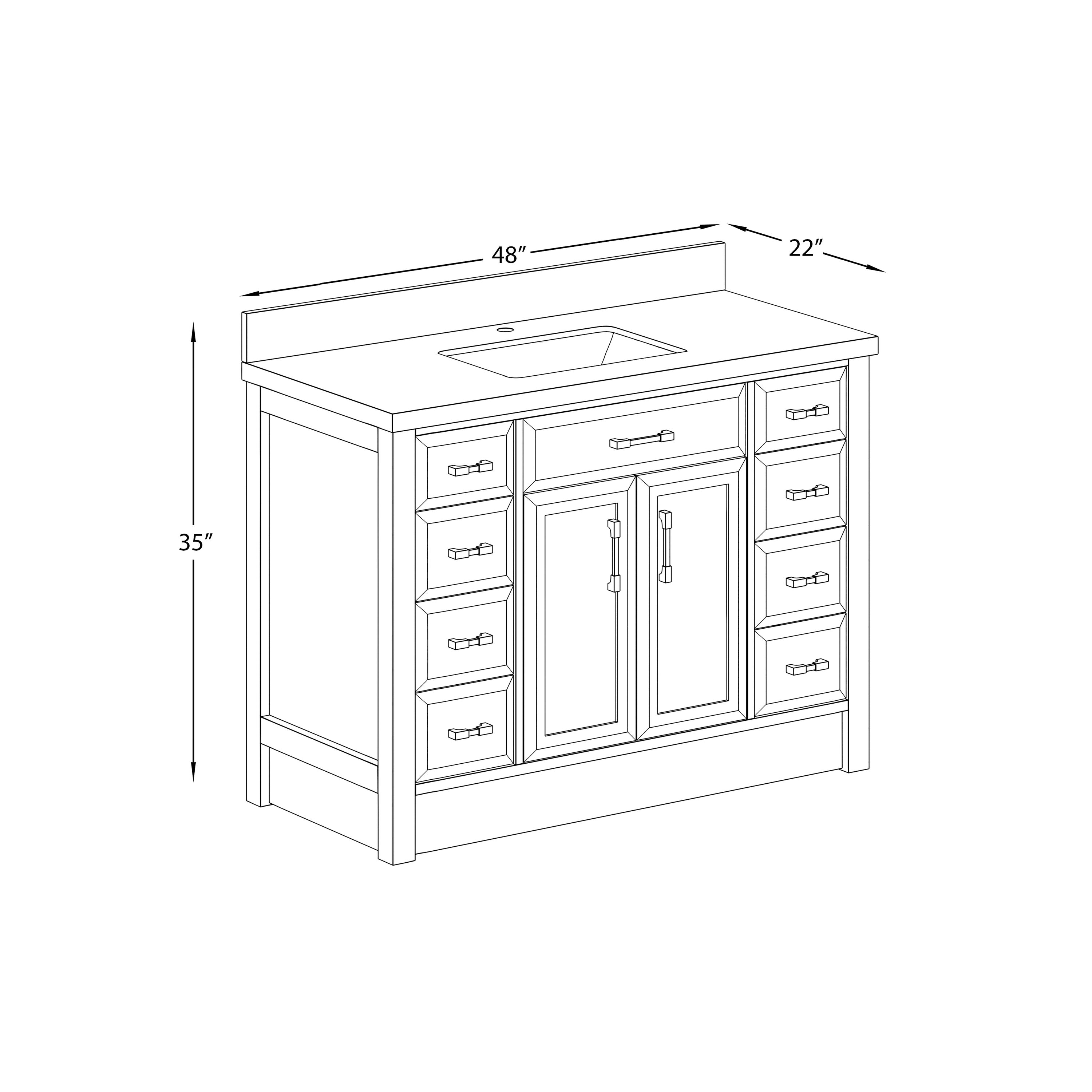 Spa Bathe CA48PG Bath-Vanity-Combo - View #9