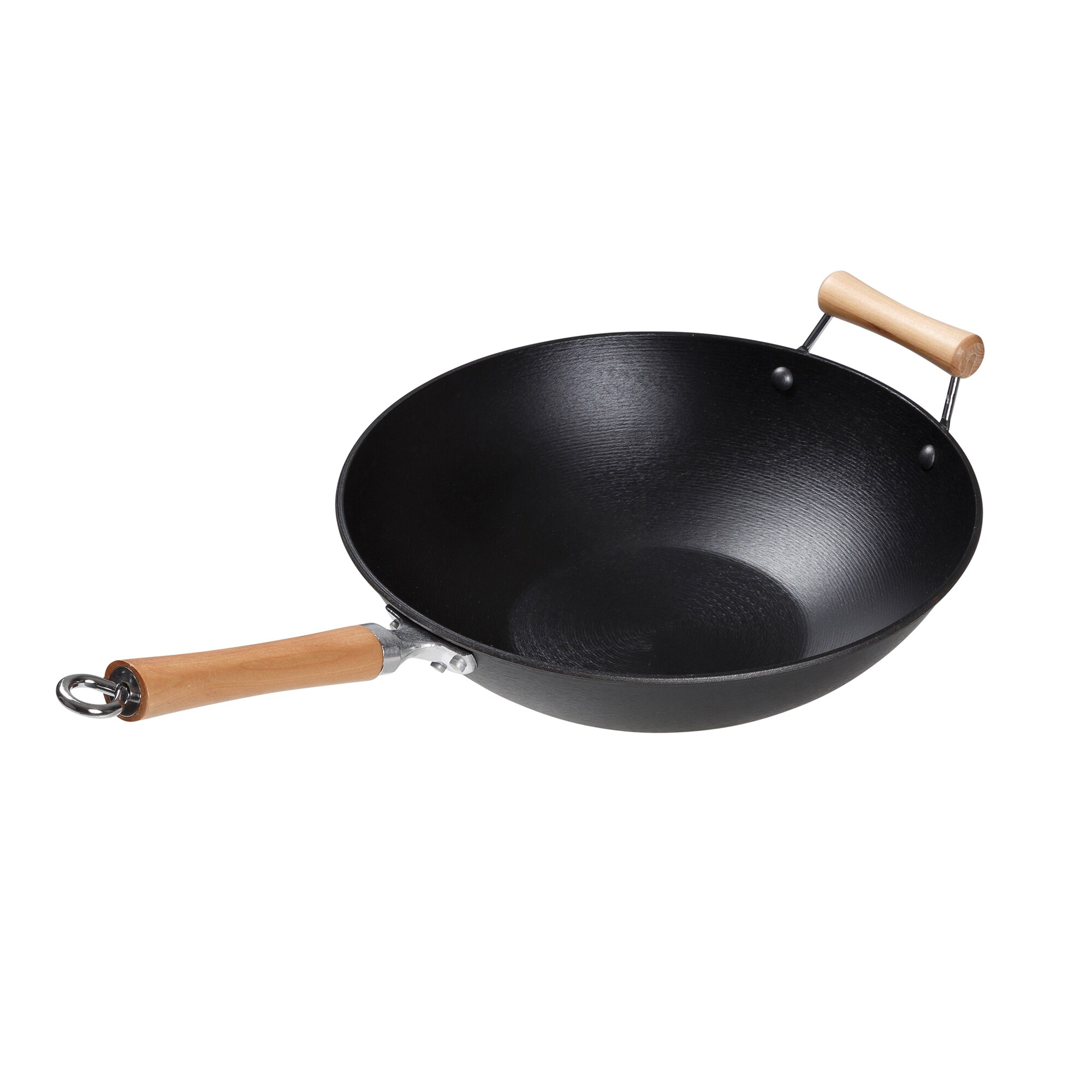 Carbon Steel Wok Set 14 4 Piece set - Creative Kitchen Fargo