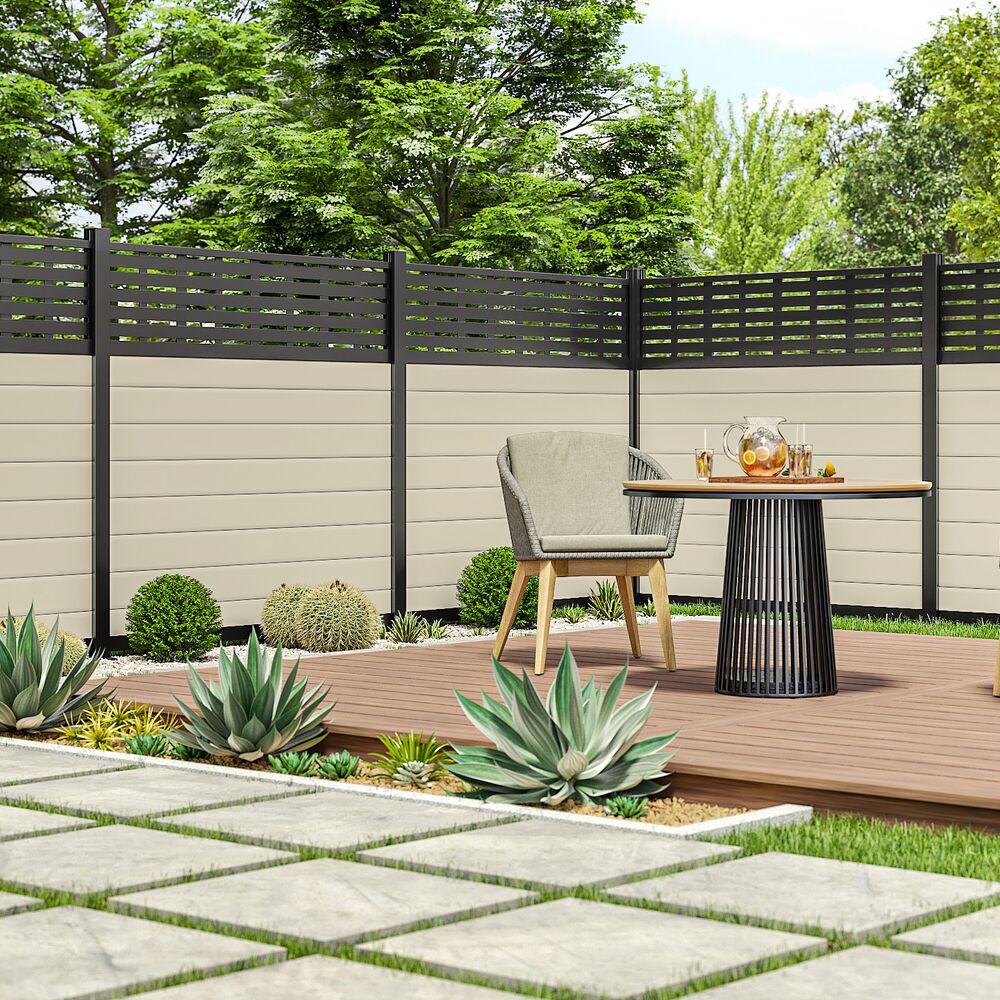 Freedom Alloy 6-ft H x 6-in W Clay Vinyl Fence Infill Board ...