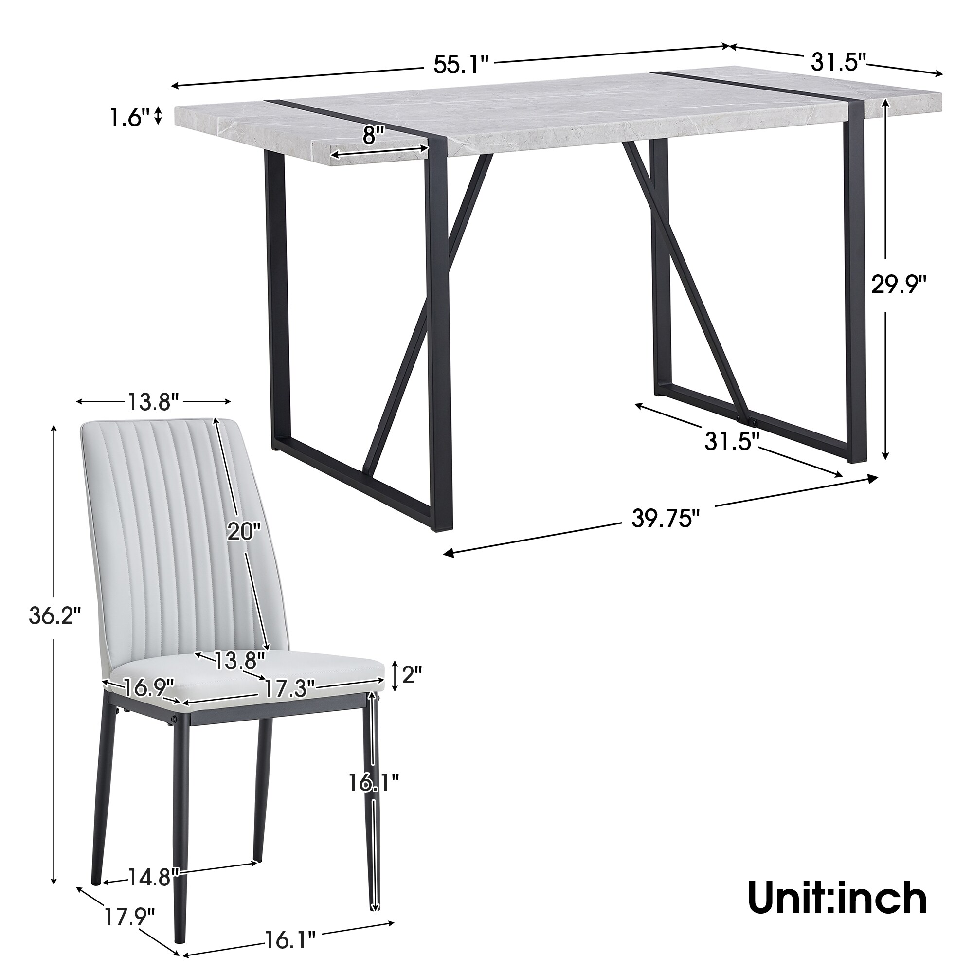 ModernLuxe N752S00000051G Dining-Sets - View #3