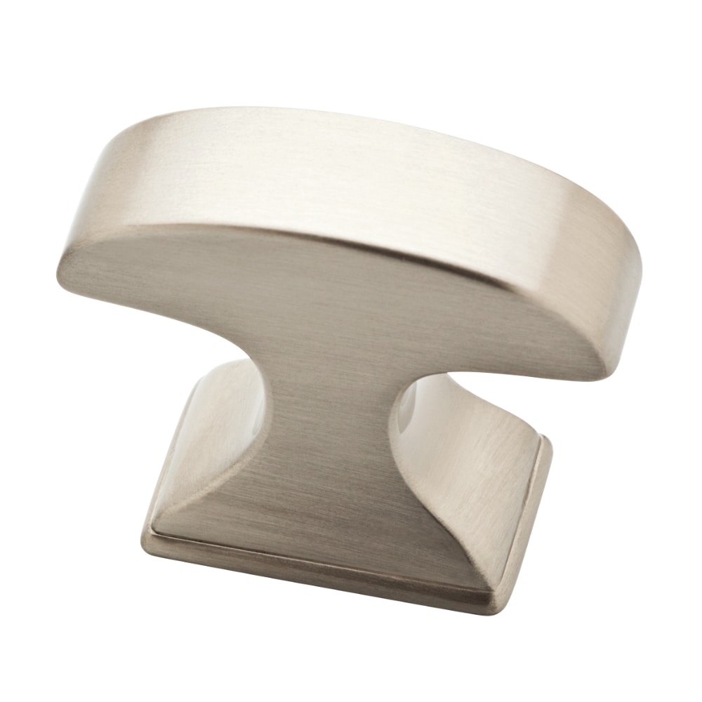 Brainerd P34931W-SN-CP Classic Edge 1-11/32-in Satin Nickel Rectangular Traditional Cabinet Knob