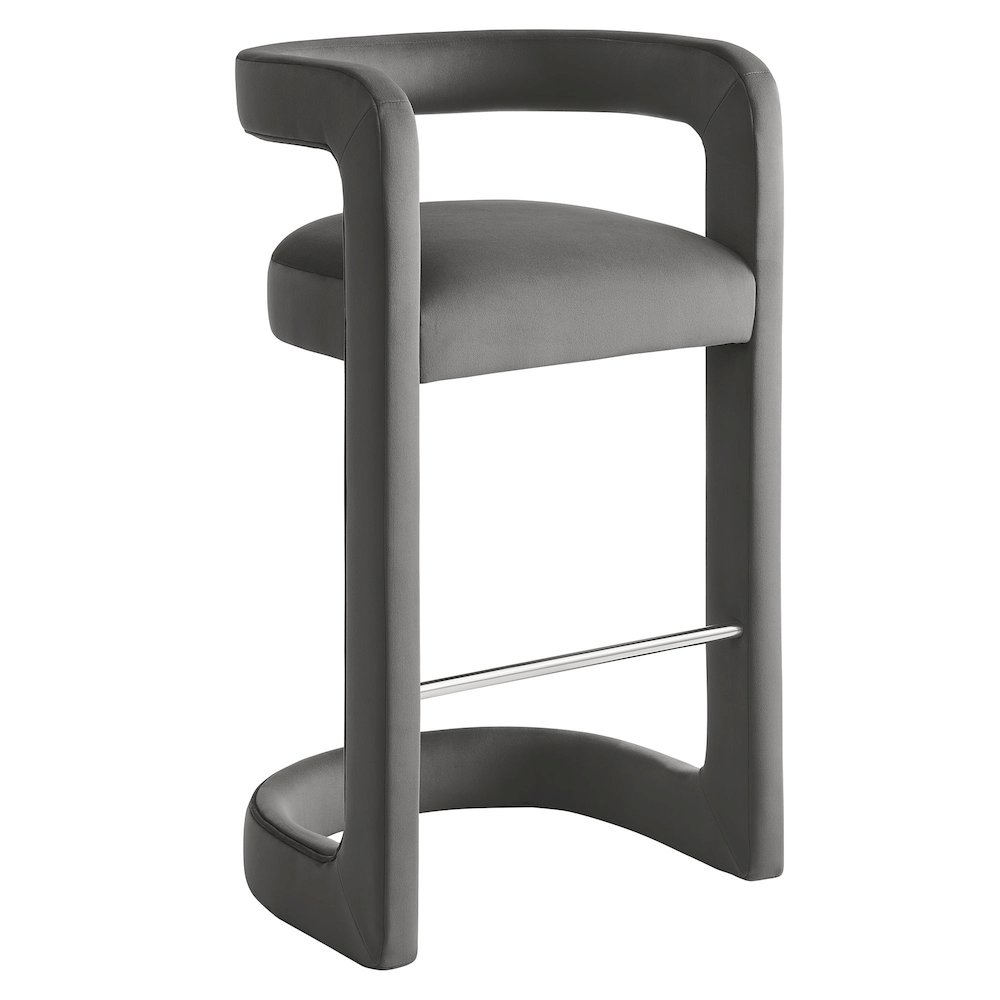 Modway BG3861278 Winslow Performance Velvet Bar Stool