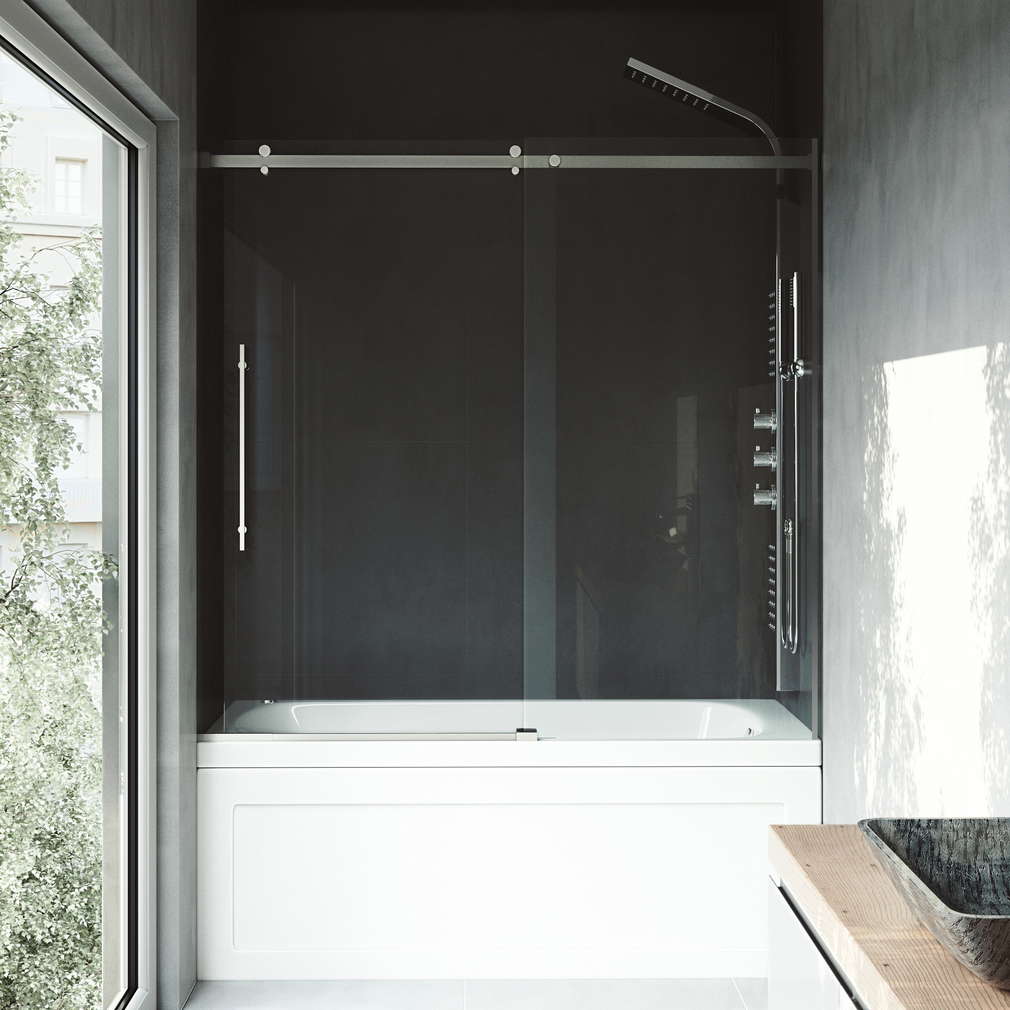 VIGO VG6043STCL6058 Bathtub-Doors - View #6
