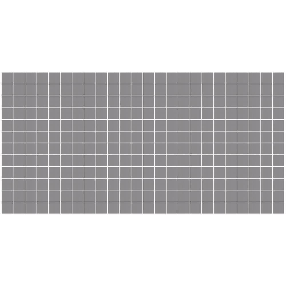 Unglazed Mosaics Storm Gray 12-in x 24-in Unglazed Porcelain Uniform Squares Floor and Wall Tile (24-sq. ft/ Carton) | - American Olean 0A2211GMS1P