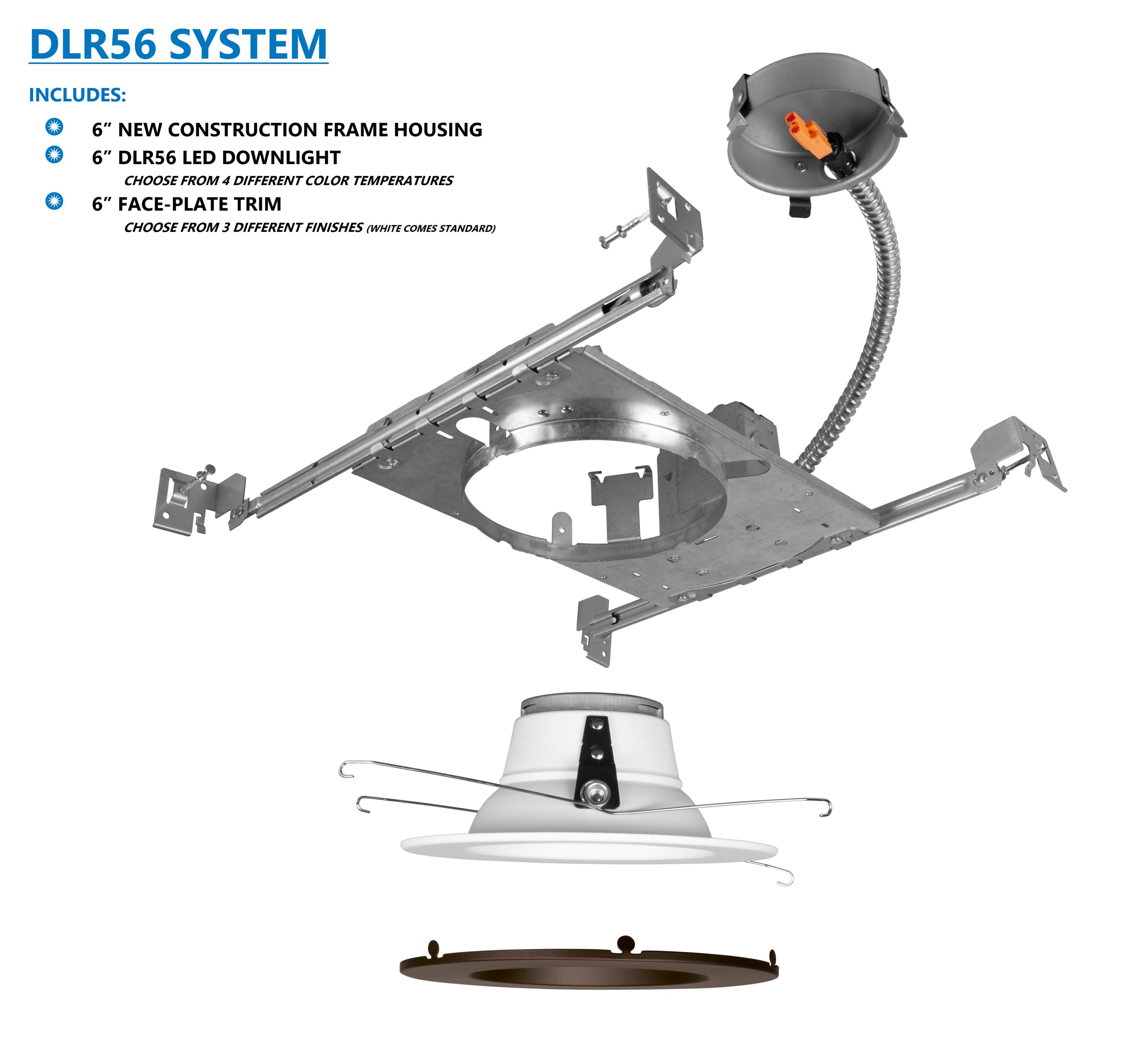 Nicor Lighting DLR565SYS083KOB Recessed-Kits - View #2