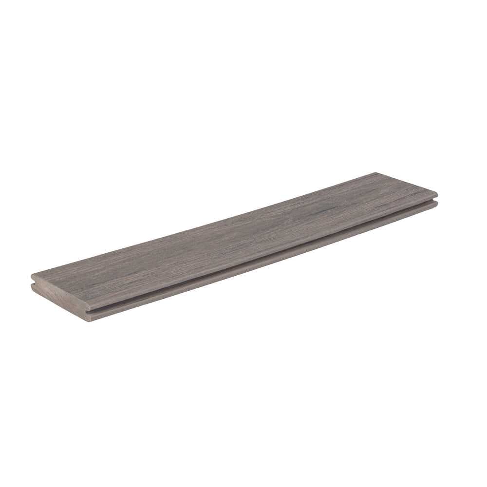 TimberTech RCGV5416DW-FR Reserve 1-in x 6-in x 16-ft Driftwood Grooved Composite Deck board