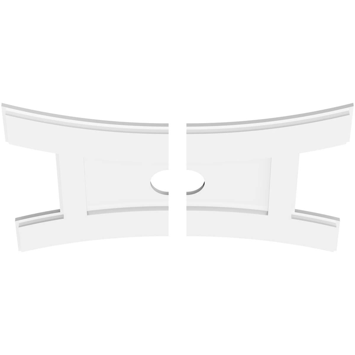 Ekena Millwork CMP26X17HN2-03000 Ceiling-Medallions - View #2