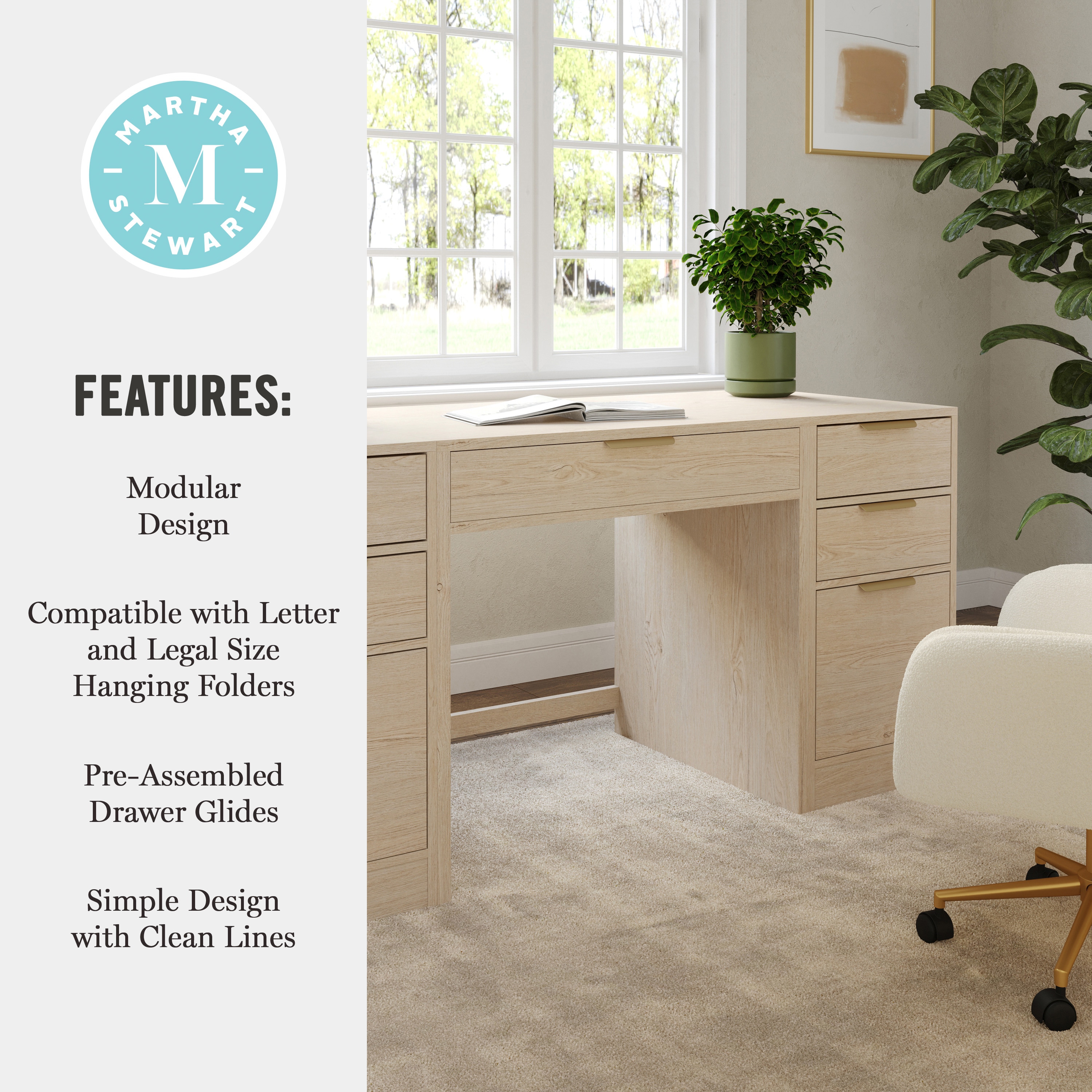 Martha Stewart 196861192715 Home-Office-Furniture-Sets - View #6
