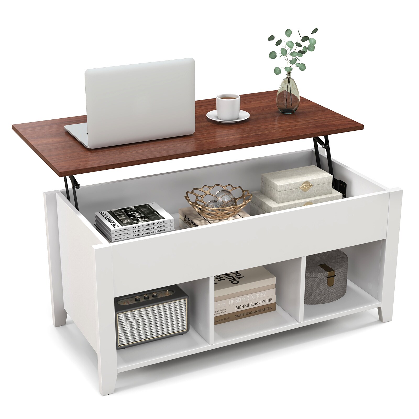 Slickblue D-CO-HW61756WH Coffee-Tables - View #2