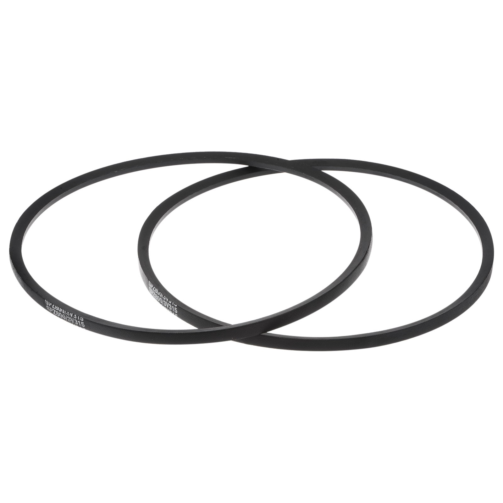 Unique Bargains 3V500 Rubber V Belts 50inch Length x 0.38inch Width x 0.31inch Thick Industrial Power Transmission Belt 2pcs