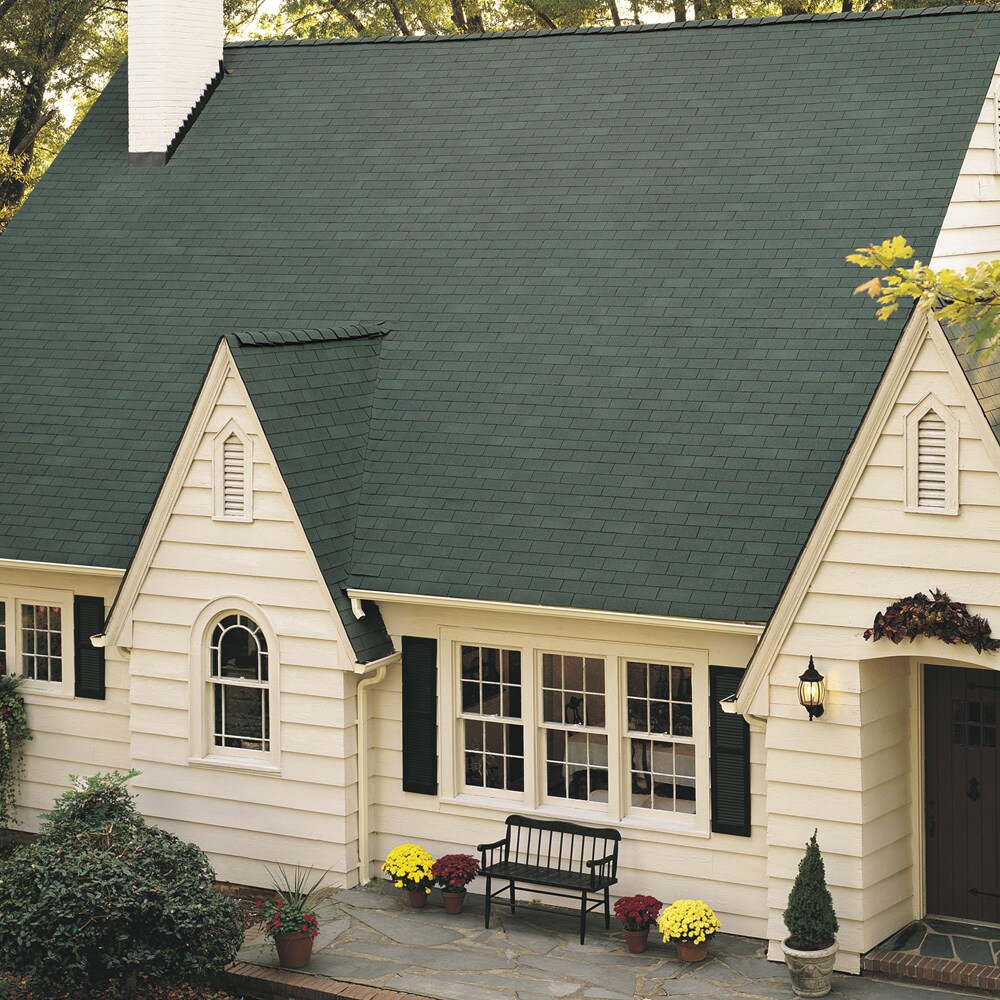 Owens Corning Supreme Chateau Green 3-tab Roof Shingles (33.33-sq ft ...