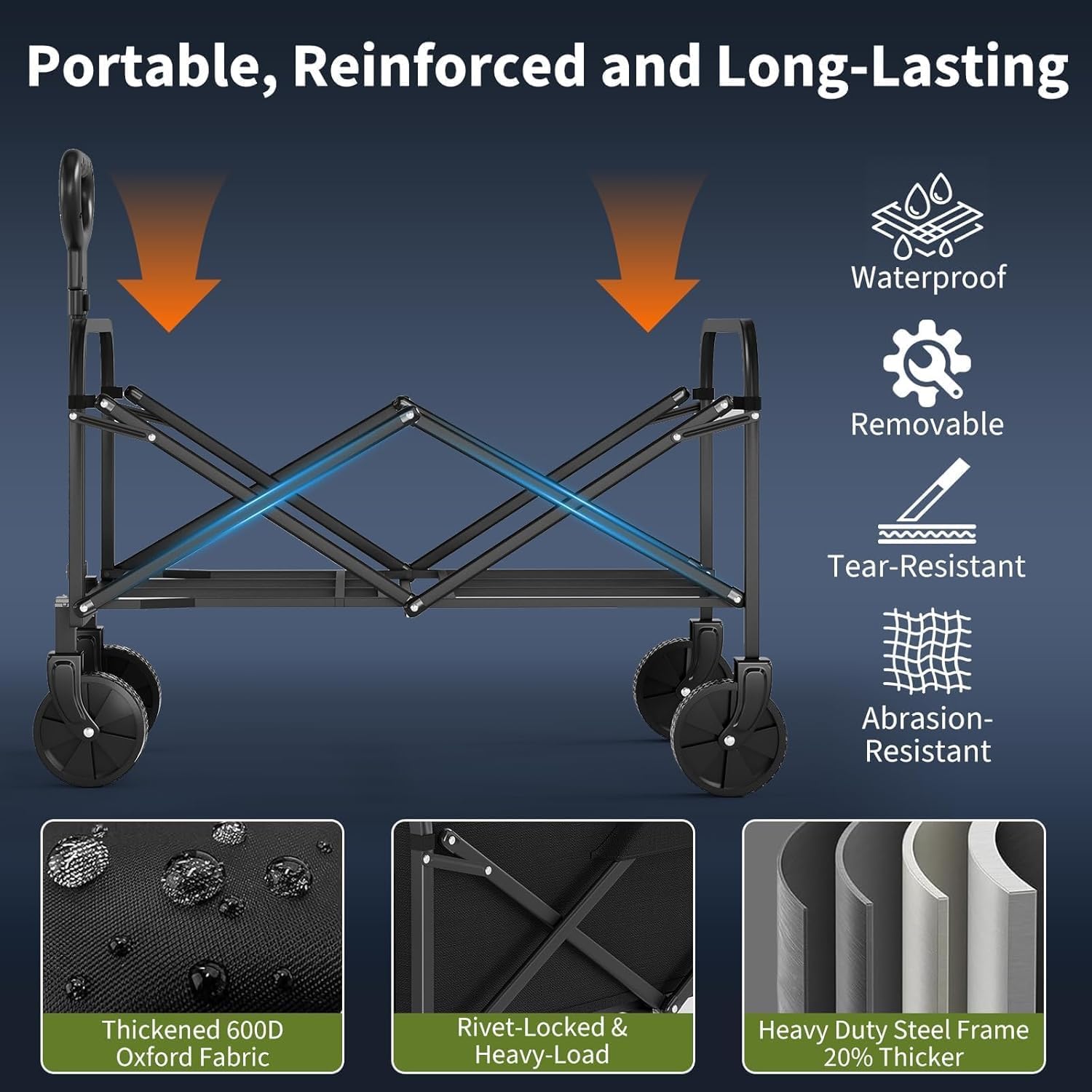 Qeetex LHF-STC-PF505 Plant-Caddy-Cart - View #5