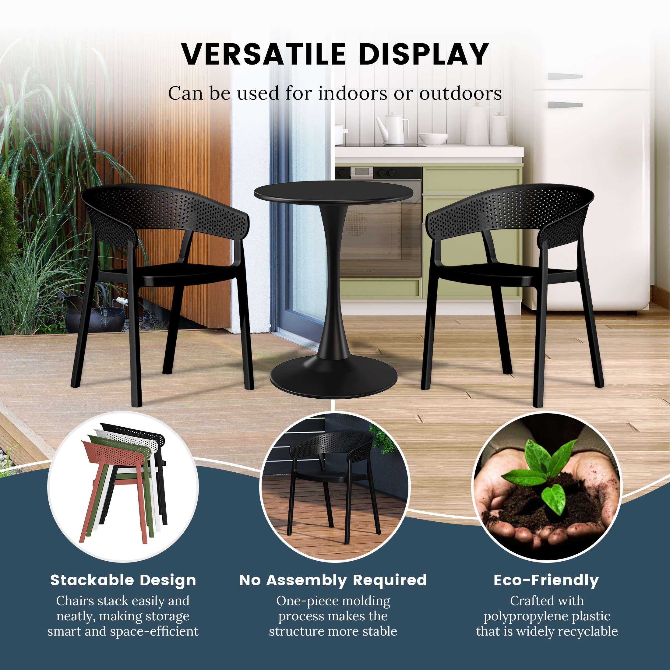 Westin Furniture OP3084-BK Patio-Dining-Sets - View #7