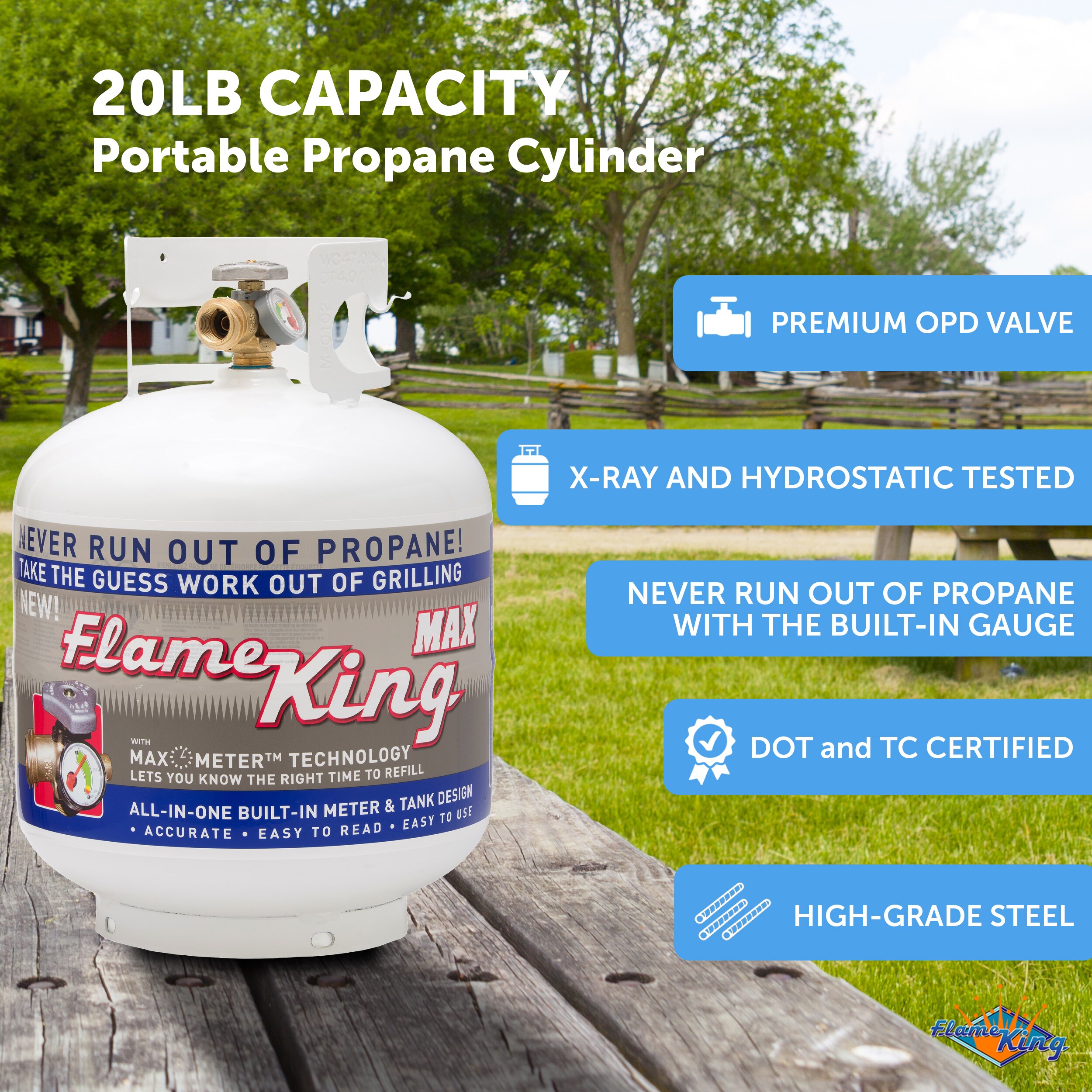 Flame King YSN230 Propane-Tanks-Accy - View #2