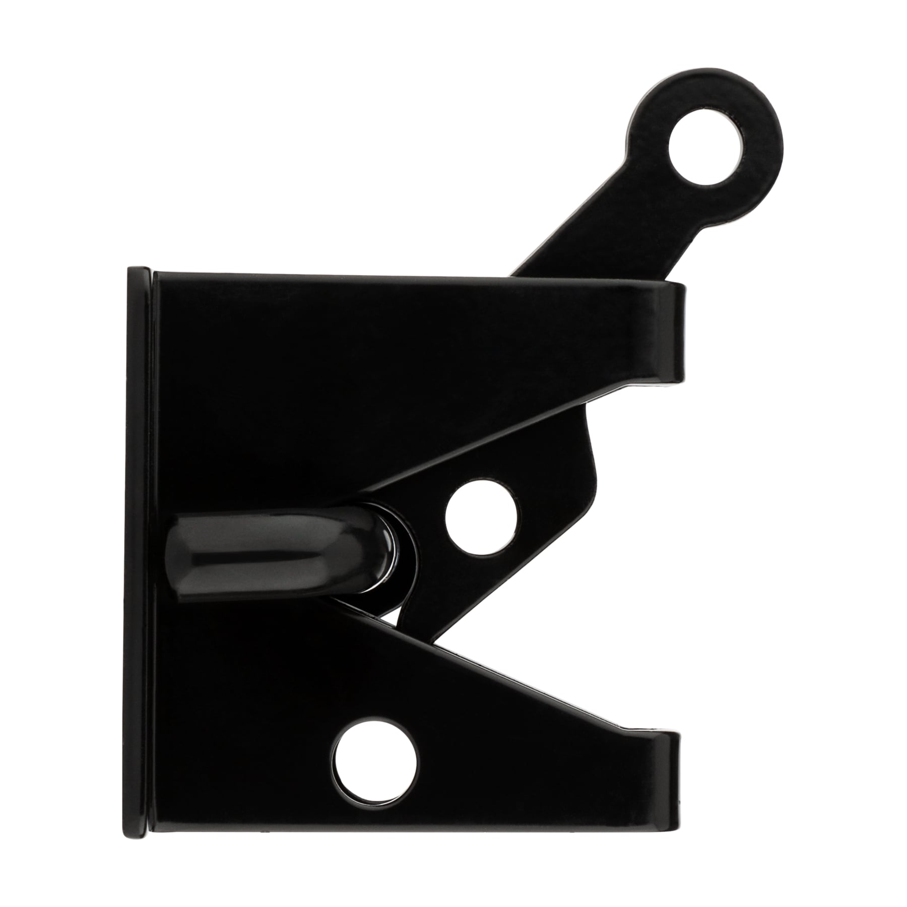 National Hardware N166-015 Heavy Duty Gate Latch in Black in the